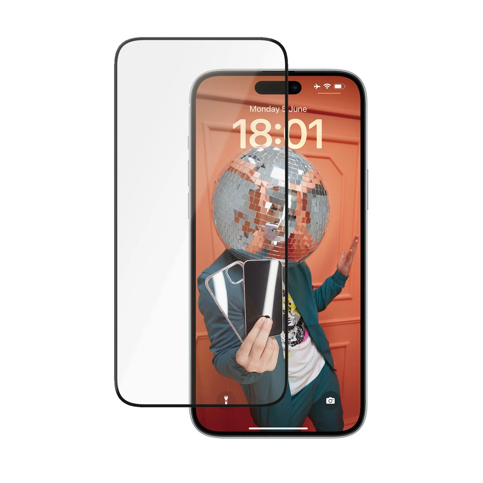 PanzerGlass® Ceramic Protection for iPhone 15 Plus | Ultra-Wide Fit w. EasyAligner