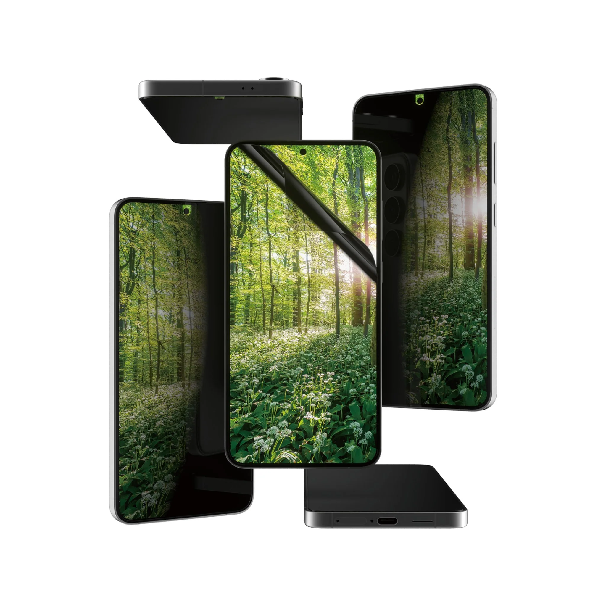 PanzerGlassÂź ECO MATRIX 4-Way Privacy Screen Protector Samsung Galaxy S25+ | S24+ | Ultra-Wide Fit