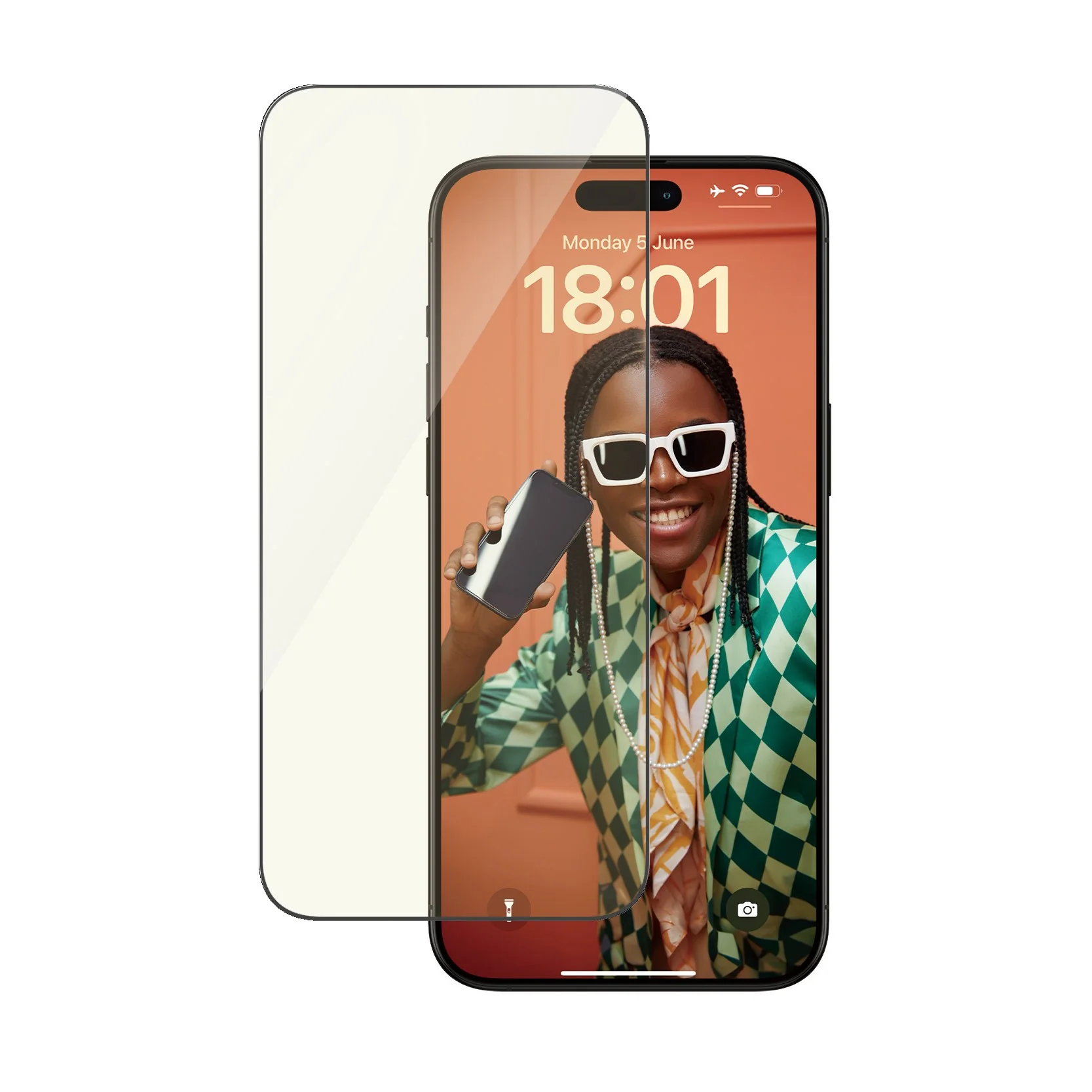 PanzerGlassŽ EyeCARE⢠Screen Protection iPhone 15 Pro Max | Ultra-Wide Fit w. EasyAligner