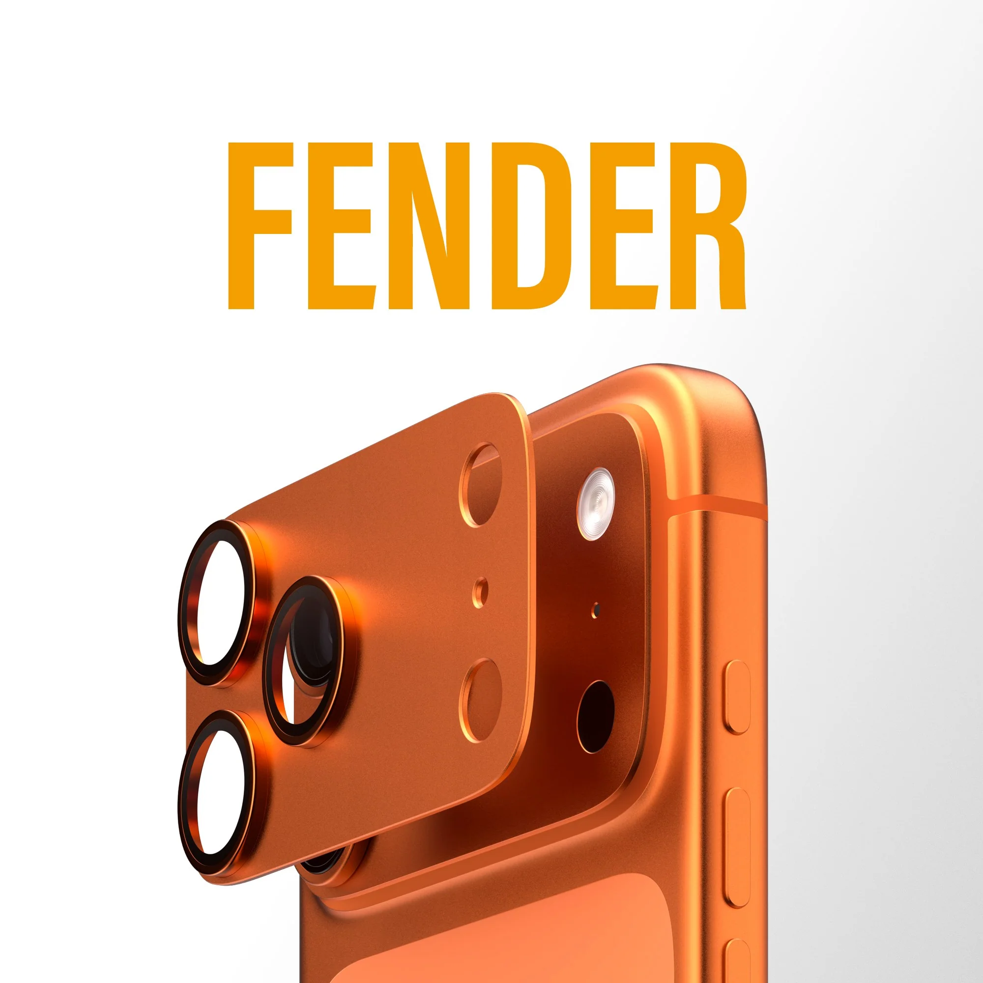 PanzerGlass® Fender Camera Protector Cosmic Orange iPhone 17 Pro Max - Image 6