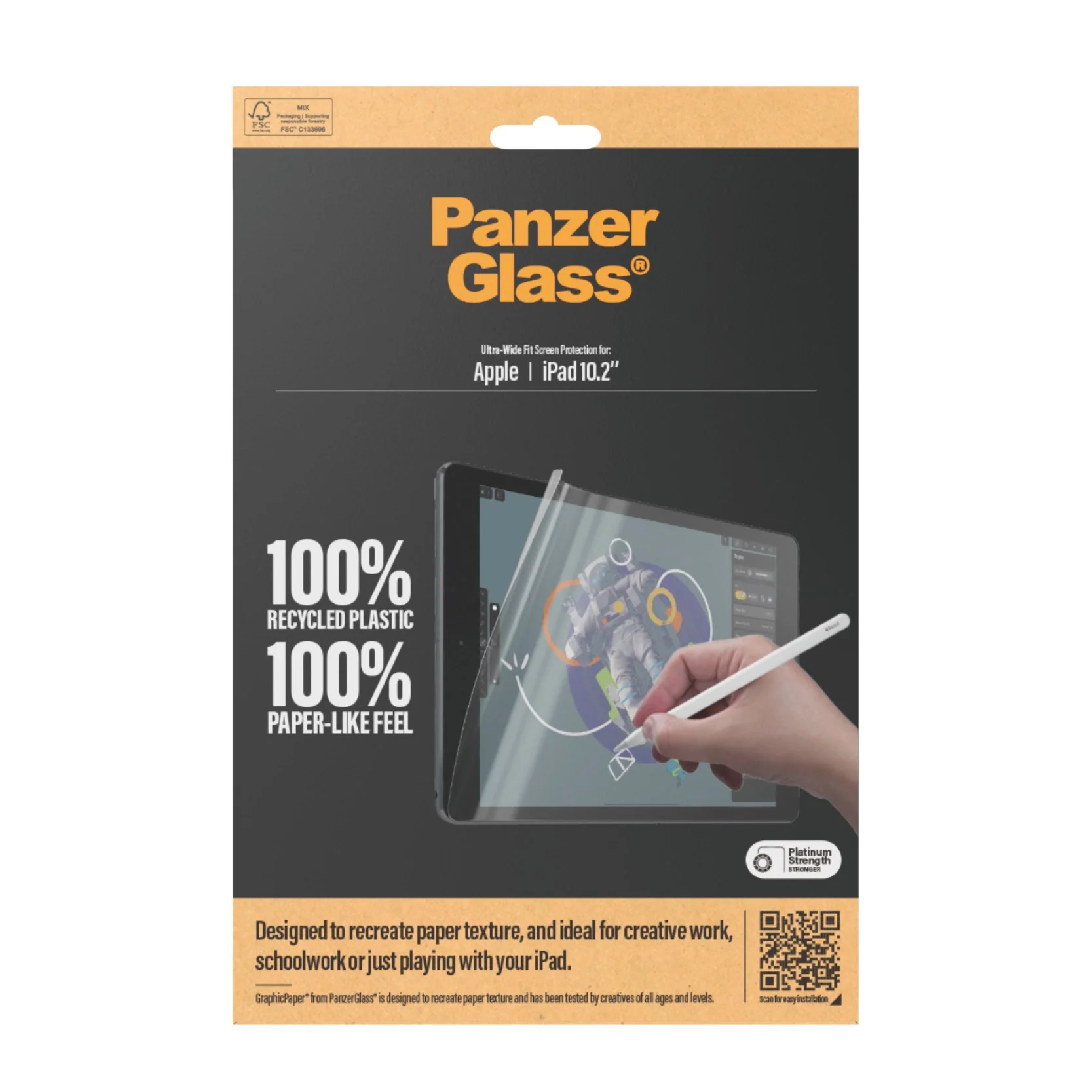 PanzerGlass® GraphicPaper® Screen Protector iPad 10.2'' (2019-2021) | Ultra-Wide Fit - Image 3