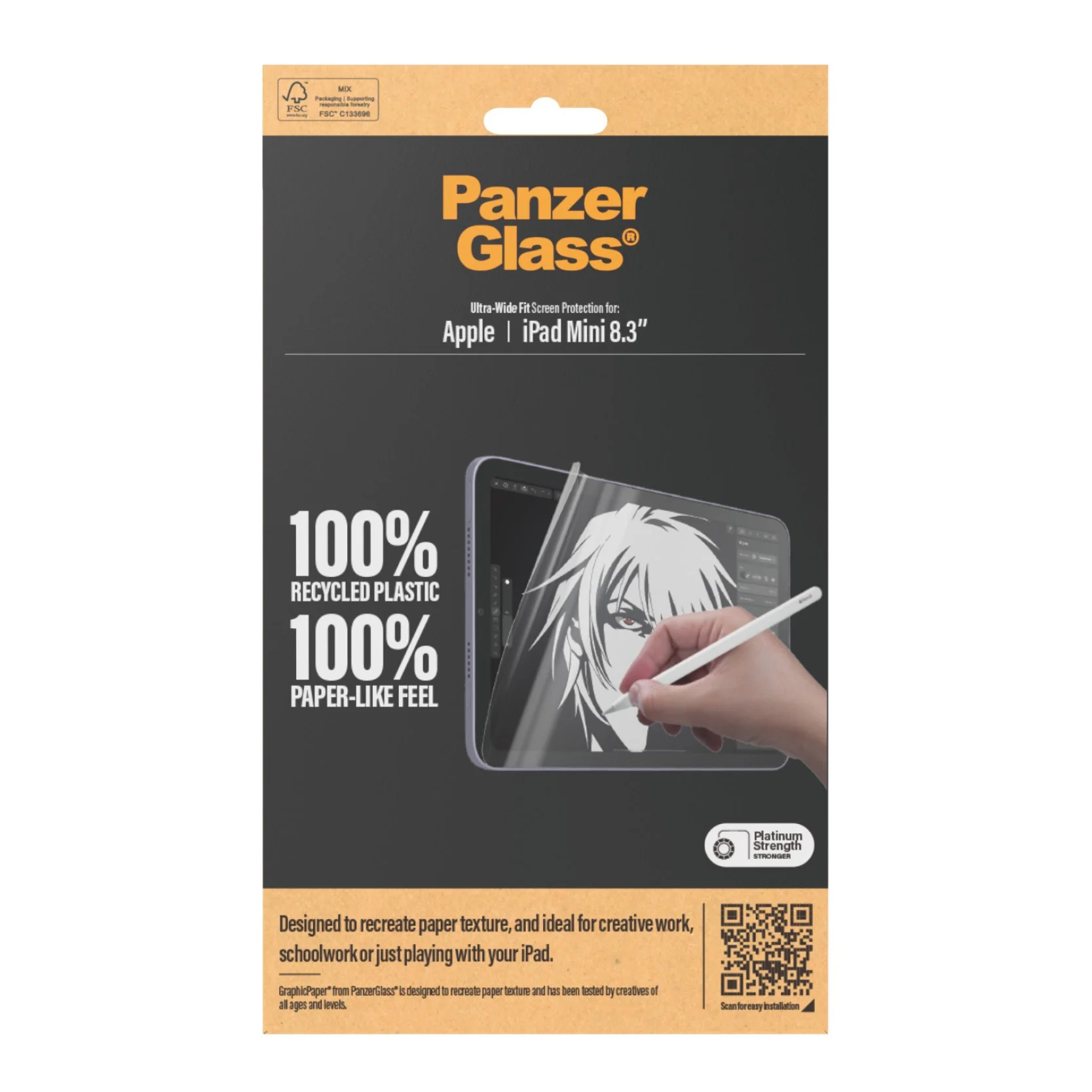 PanzerGlass® GraphicPaper® Screen Protector iPad Mini 8.3'' (2021, 2024) | Ultra-Wide Fit - Image 3