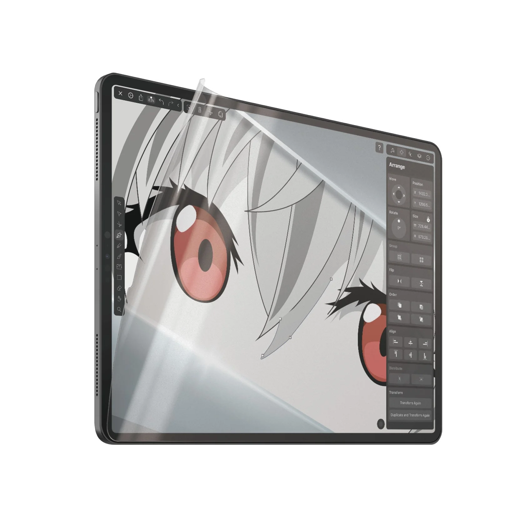 PanzerGlass® GraphicPaper® Screen Protector iPad Pro 12.9'' (2018, 2020, 2021, 2022) | Ultra-Wide Fit