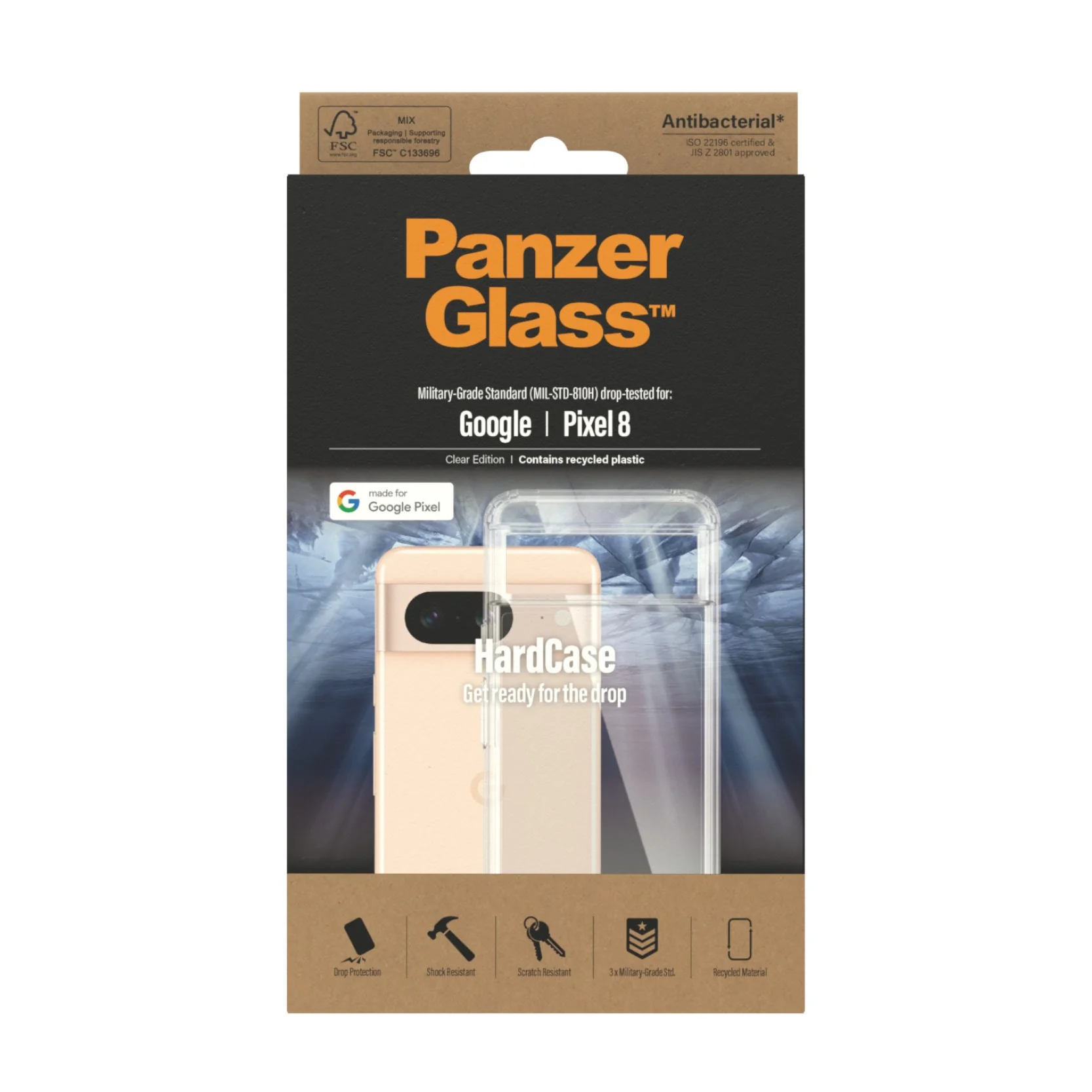 PanzerGlass® HardCase Transparent  Google Pixel 8 - Image 3
