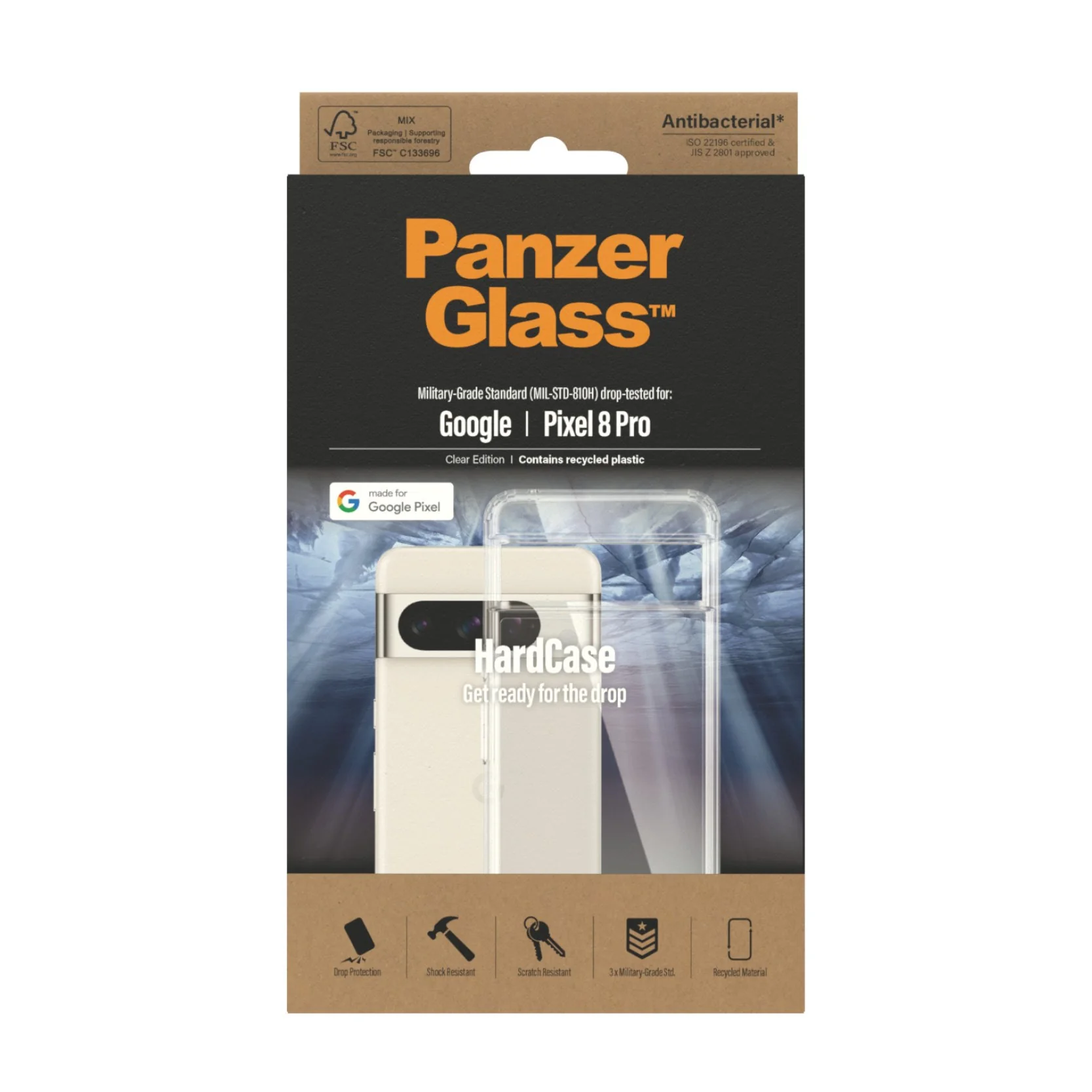 PanzerGlass® HardCase Transparent  Google Pixel 8 Pro - Image 3