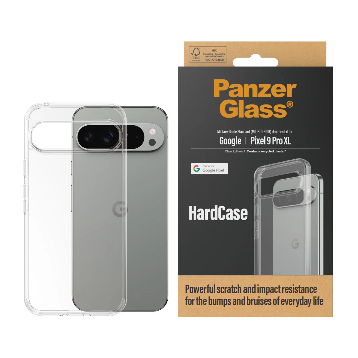 PanzerGlass® HardCase Transparent Google Pixel 9 Pro XL - Image 2