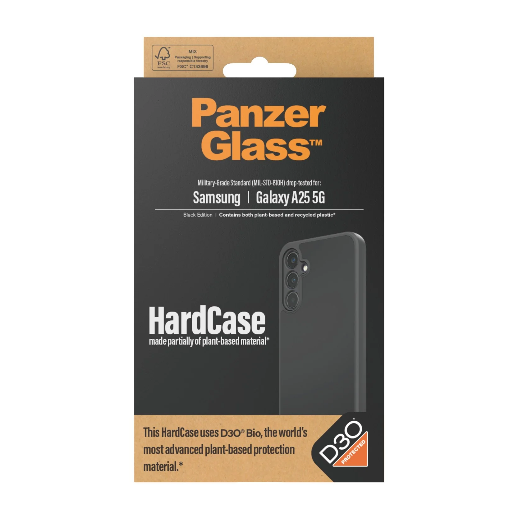 PanzerGlass® HardCase Black with D3O® Samsung Galaxy A25 5G - Image 3