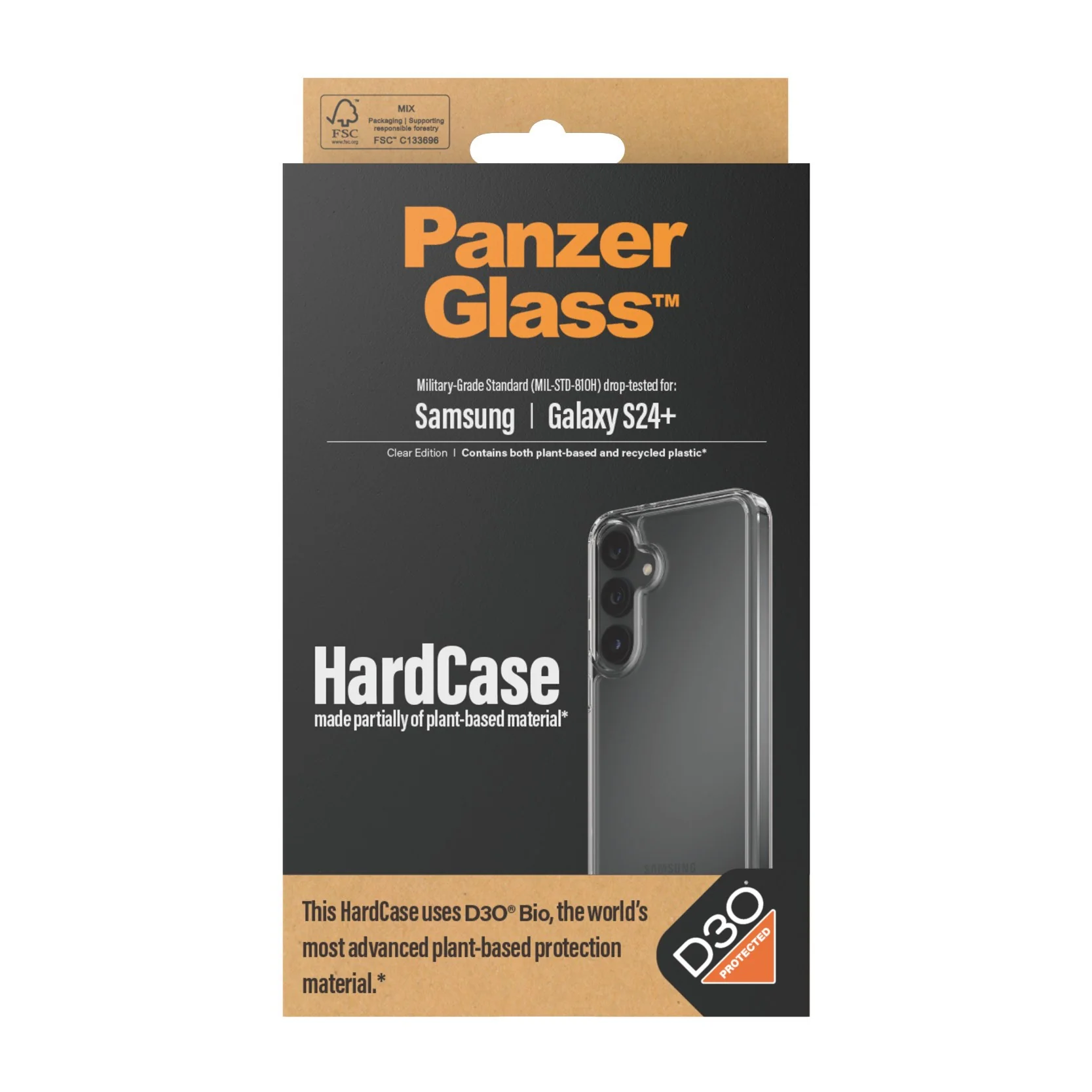 PanzerGlass® HardCase Transparent w. D3O® Samsung Galaxy S24+ - Image 3