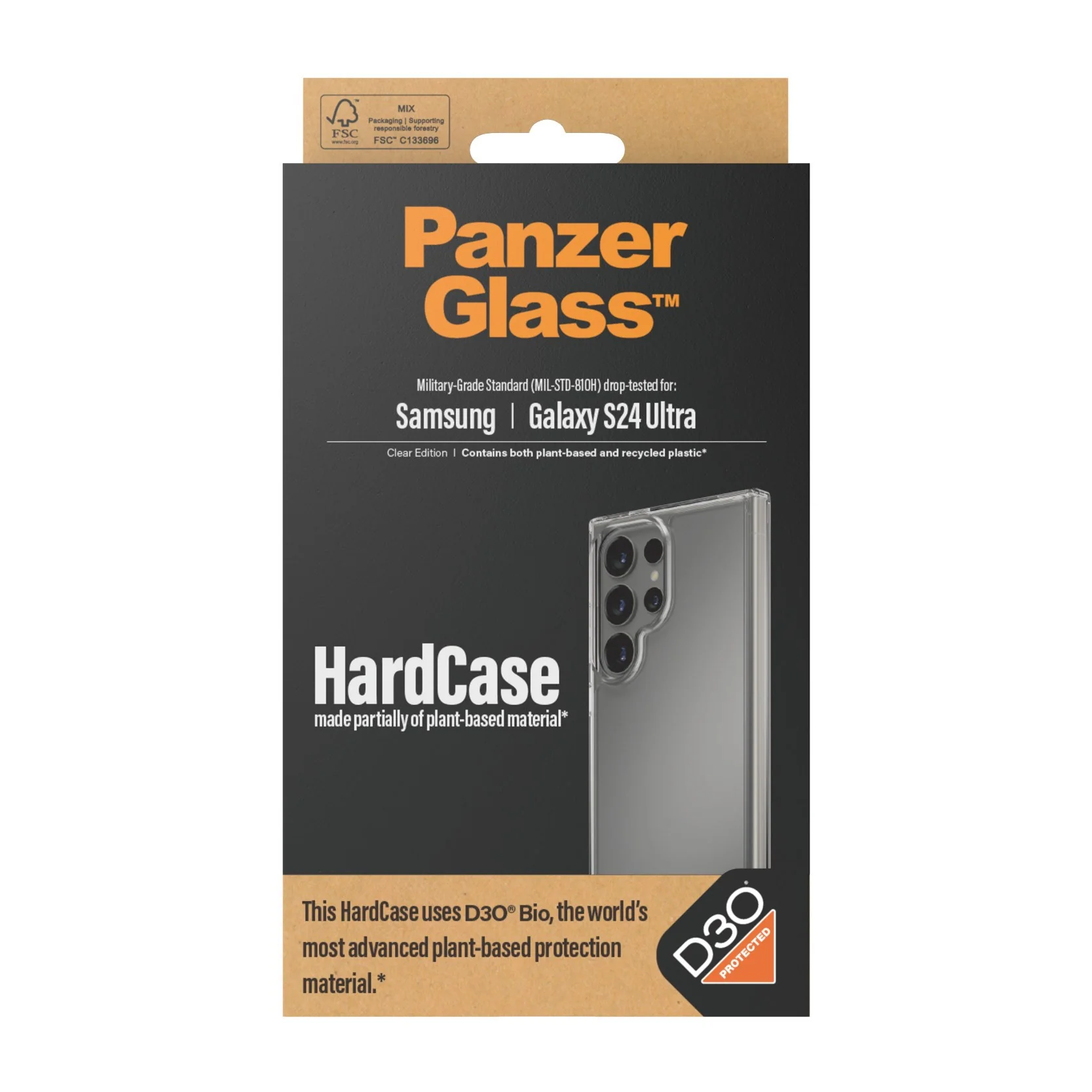 PanzerGlass® HardCase Transparent w. D3O® Samsung Galaxy S24 Ultra - Image 3