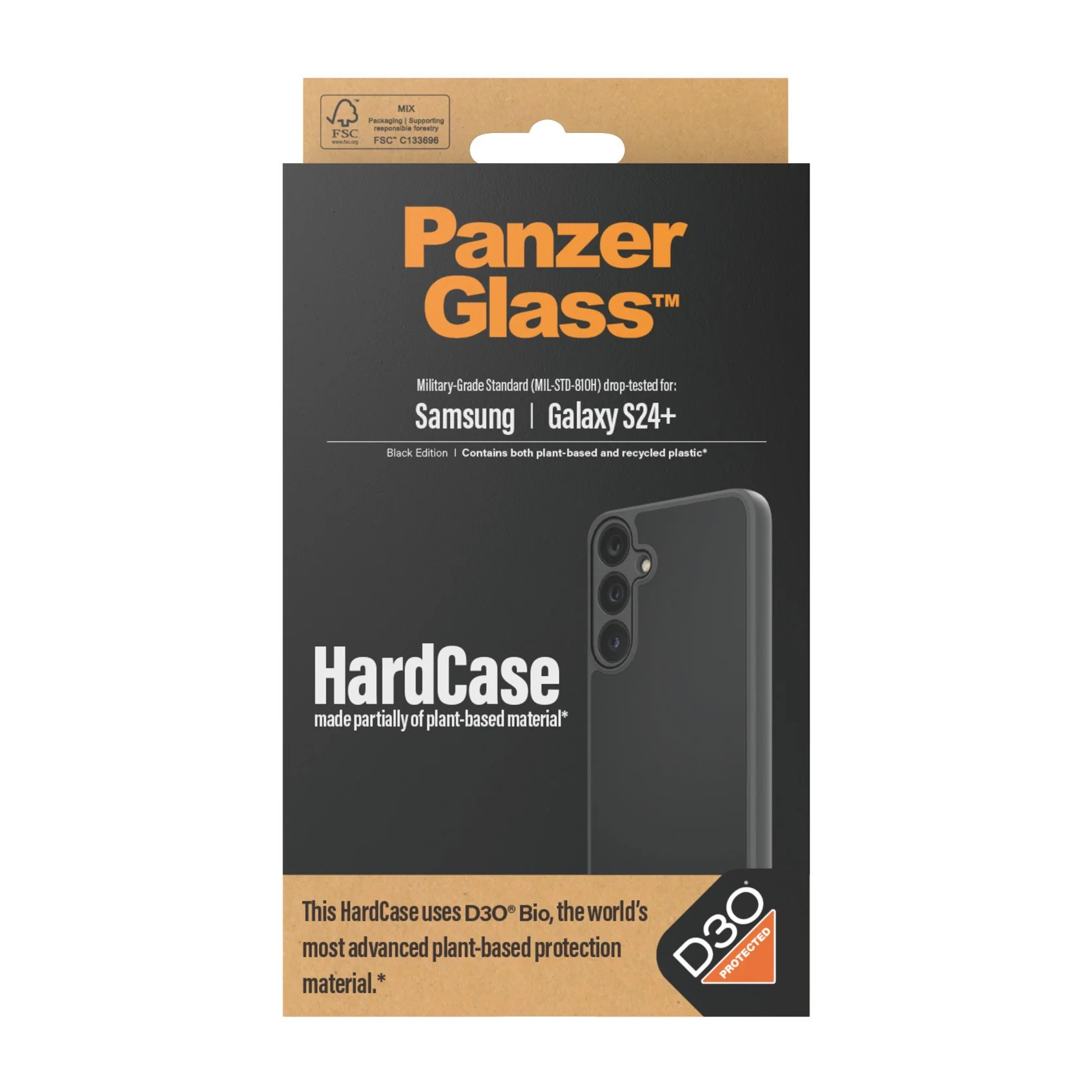 PanzerGlass® HardCase Black w.  D3O® Samsung Galaxy S24+ - Image 3