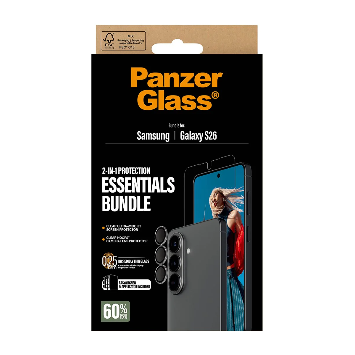 PanzerGlass® Hoops® 2-in-1 Bundle Samsung Galaxy S26 | Ultra-Wide Fit - Image 3