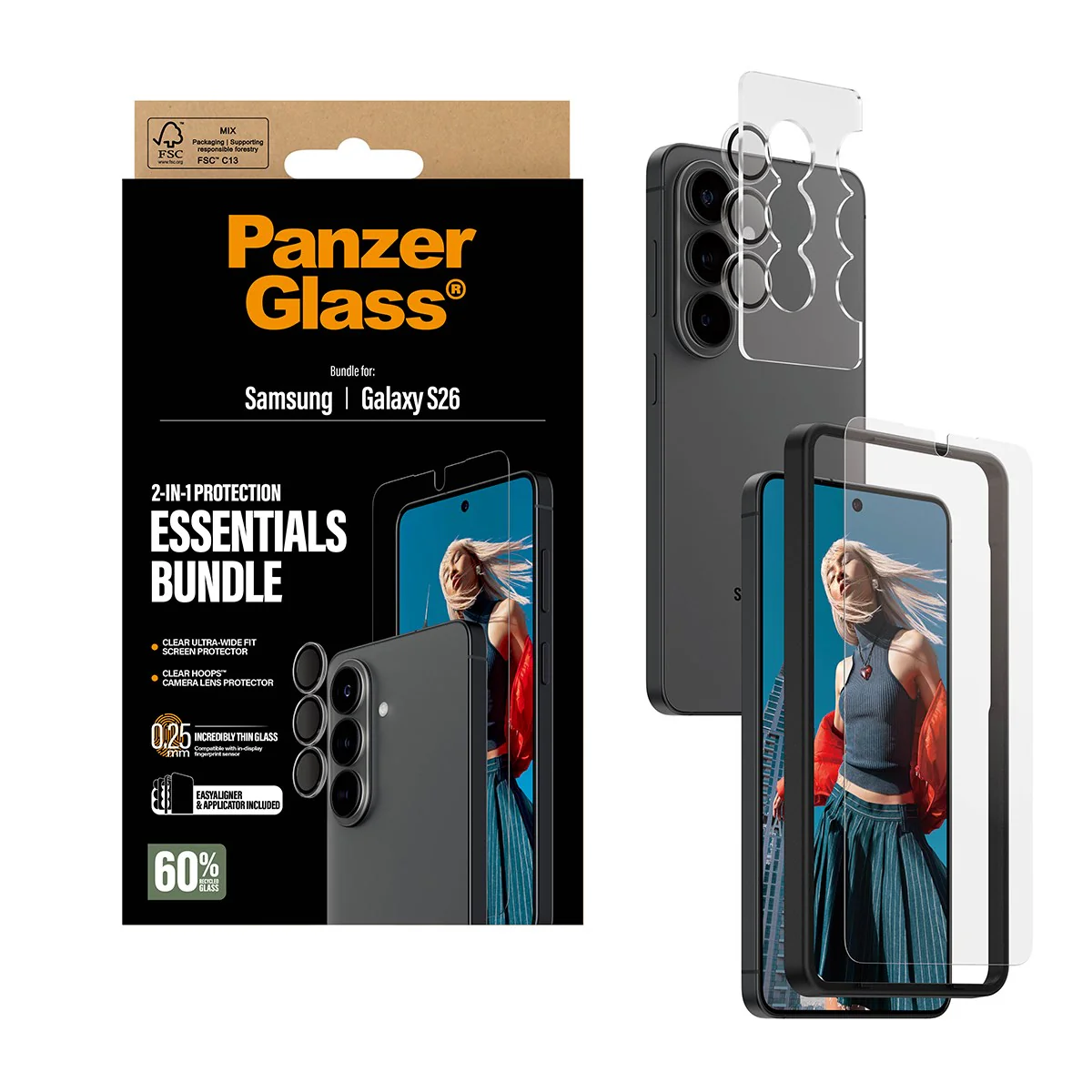 PanzerGlass® Hoops® 2-in-1 Bundle Samsung Galaxy S26 | Ultra-Wide Fit - Image 5