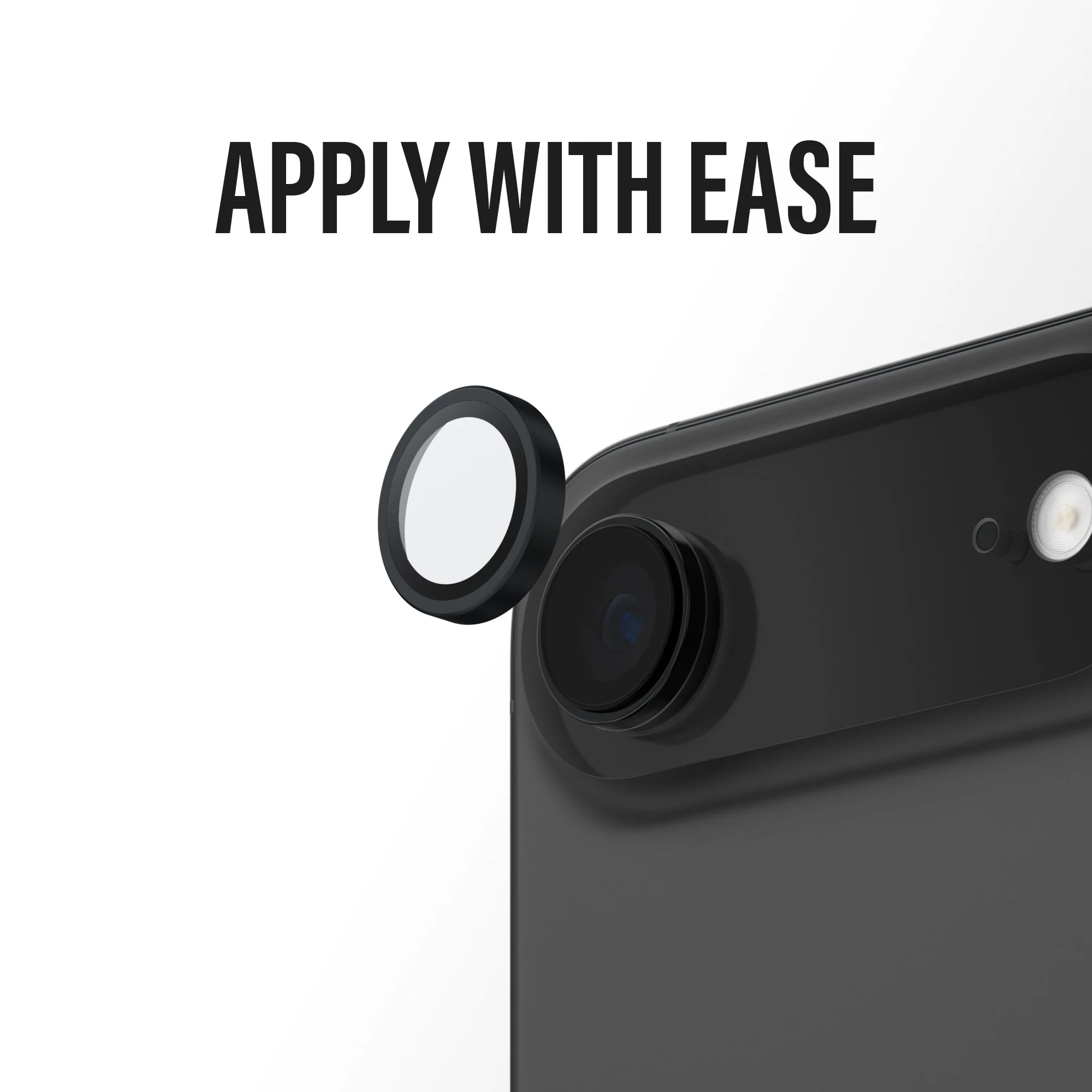 PanzerGlass® Hoops® Camera Lens Protector Black iPhone Air - Image 10