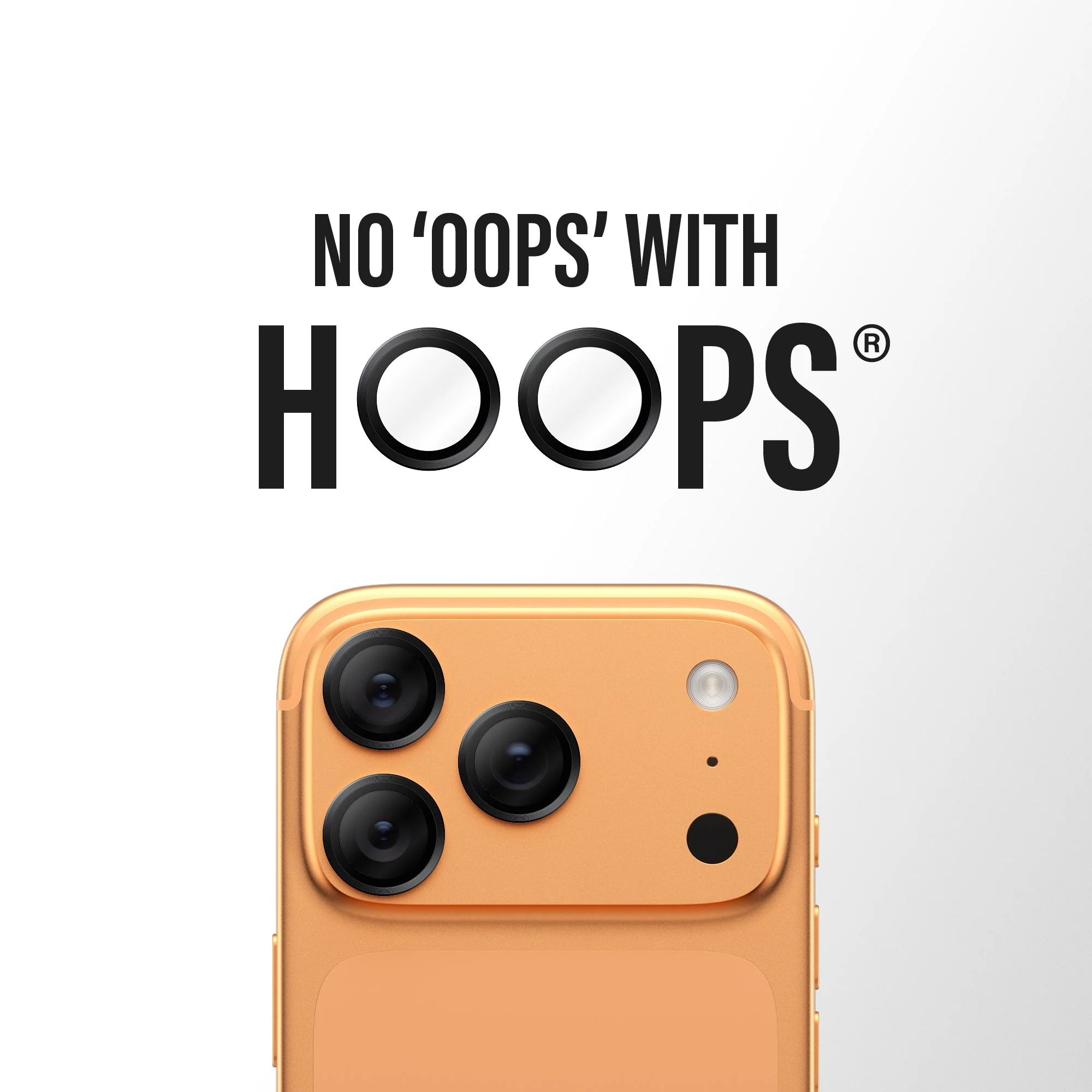 PanzerGlass® Hoops® Camera Lens Protector Black iPhone 17 Pro | iPhone 17 Pro Max | iPhone 16 Pro | 16 Pro Max - Image 6