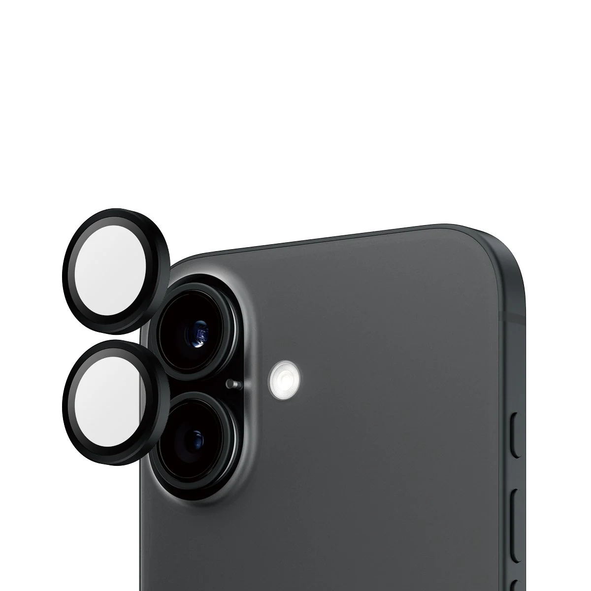 PanzerGlass® Hoops® Camera Lens Protector Black iPhone 16 | 16 Plus