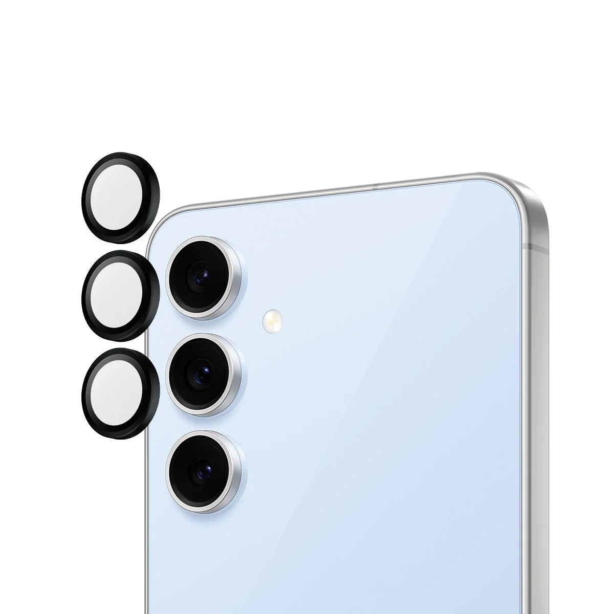 PanzerGlass® Hoops® Camera Lens Protector Black Samsung Galaxy S24 FE