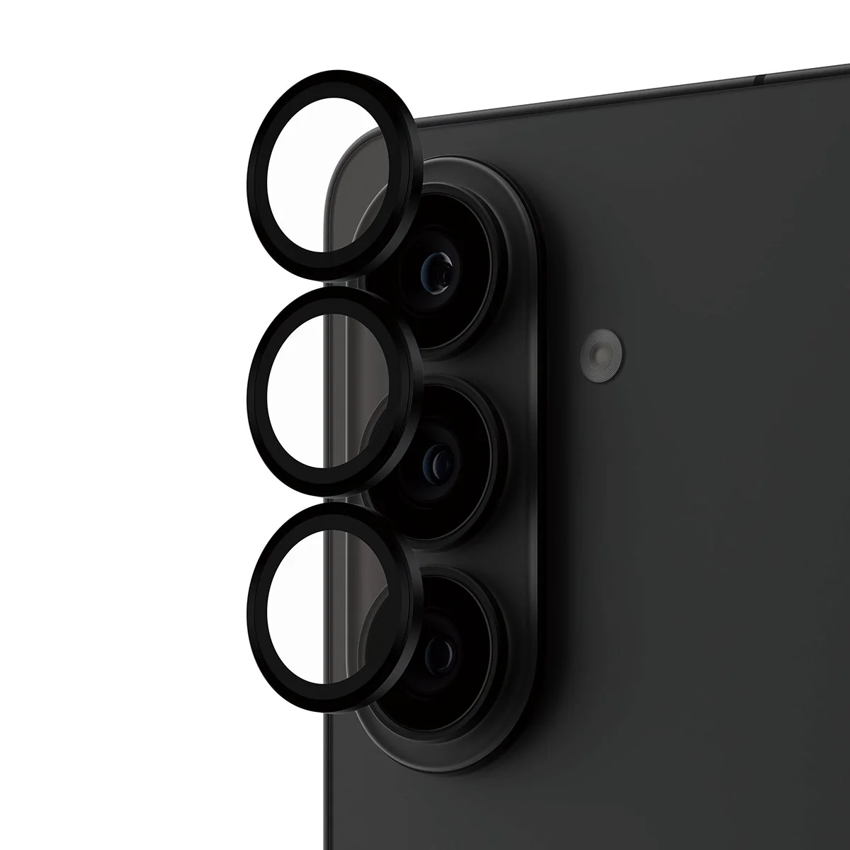 PanzerGlassÂź HoopsÂź Camera Lens Protector Black Samsung Galaxy S26 | S26+