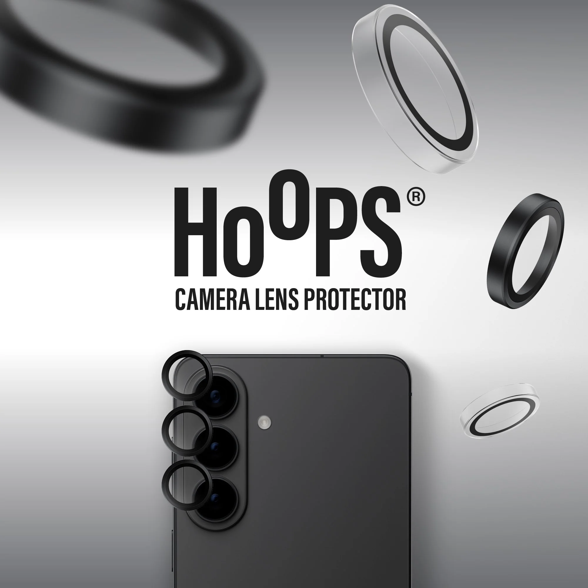 PanzerGlassÂź HoopsÂź Camera Lens Protector Black Samsung Galaxy S26 | S26+ - Image 7