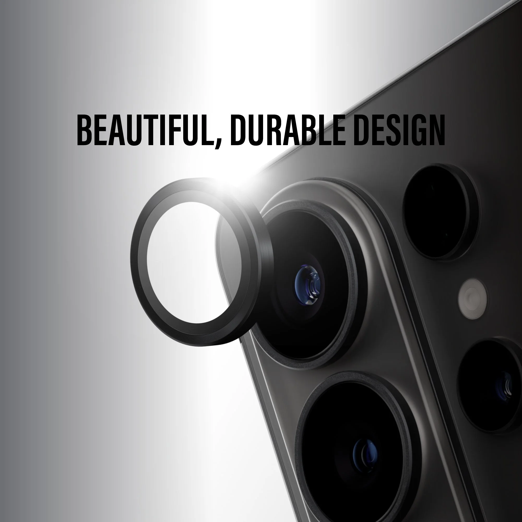 PanzerGlassÂź HoopsÂź Camera Lens Protector Black Samsung Galaxy S26 Ultra - Image 10