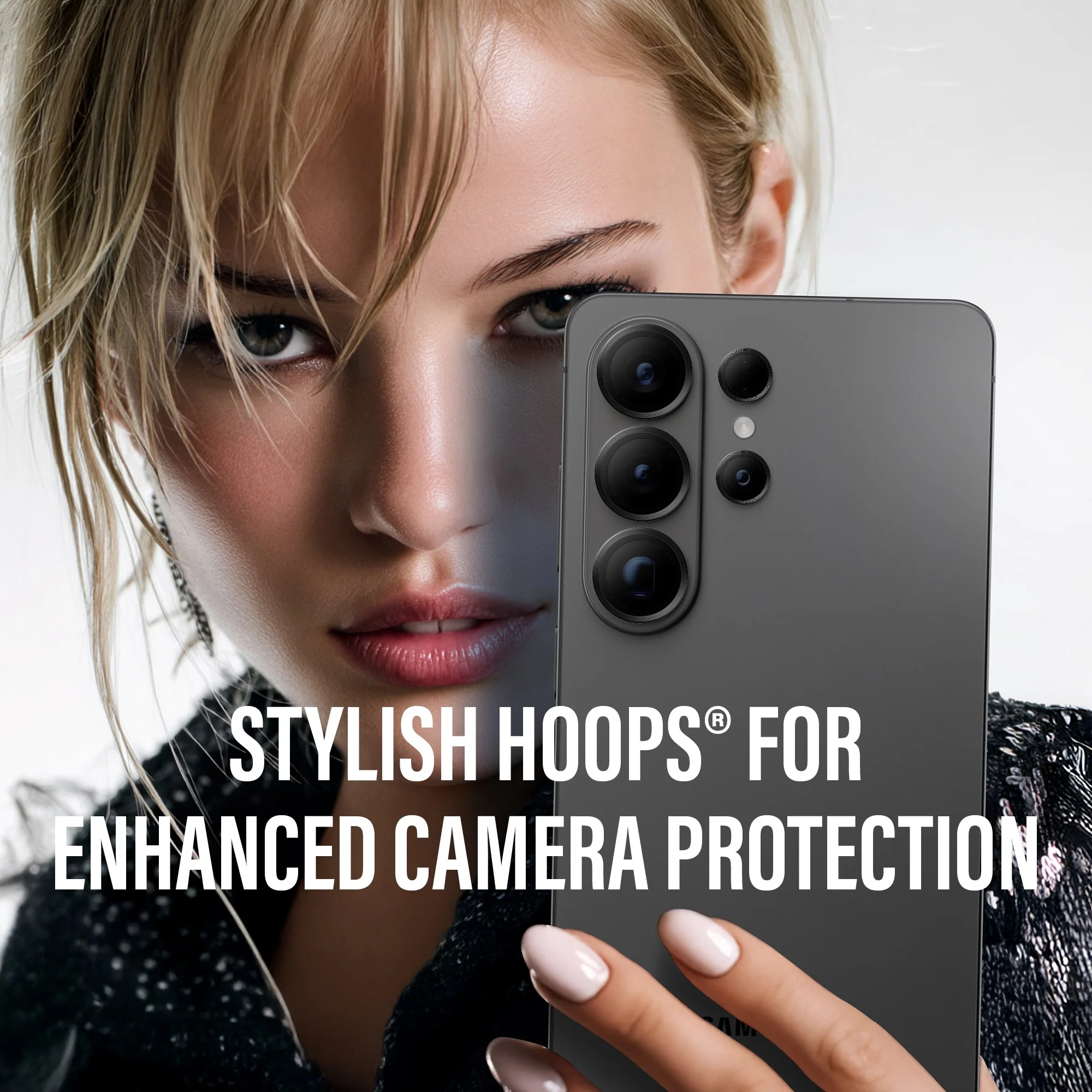 PanzerGlassÂź HoopsÂź Camera Lens Protector Black Samsung Galaxy S26 Ultra - Image 11