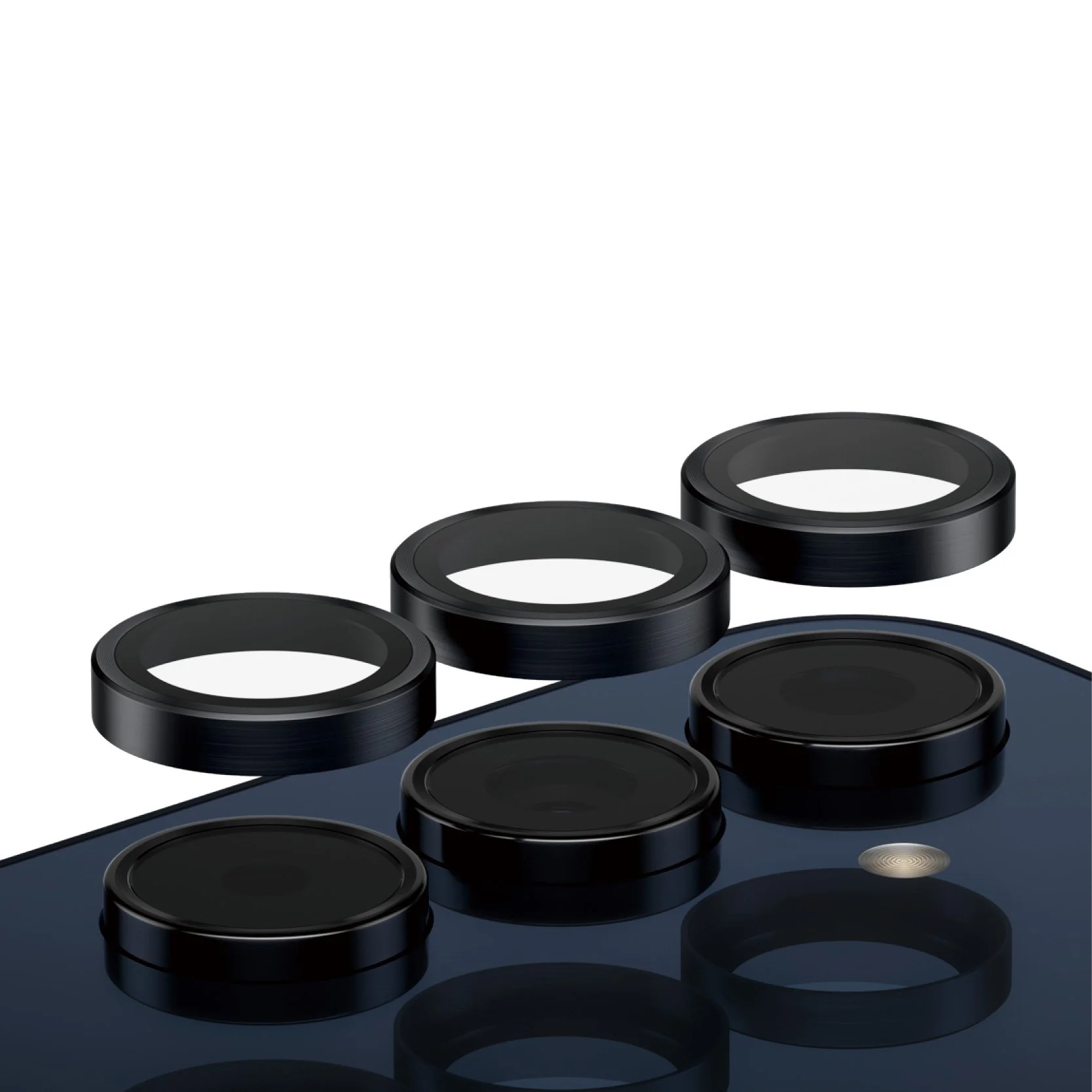 PanzerGlass® Hoops® Camera Lens Protector Black Samsung Galaxy A55 5G