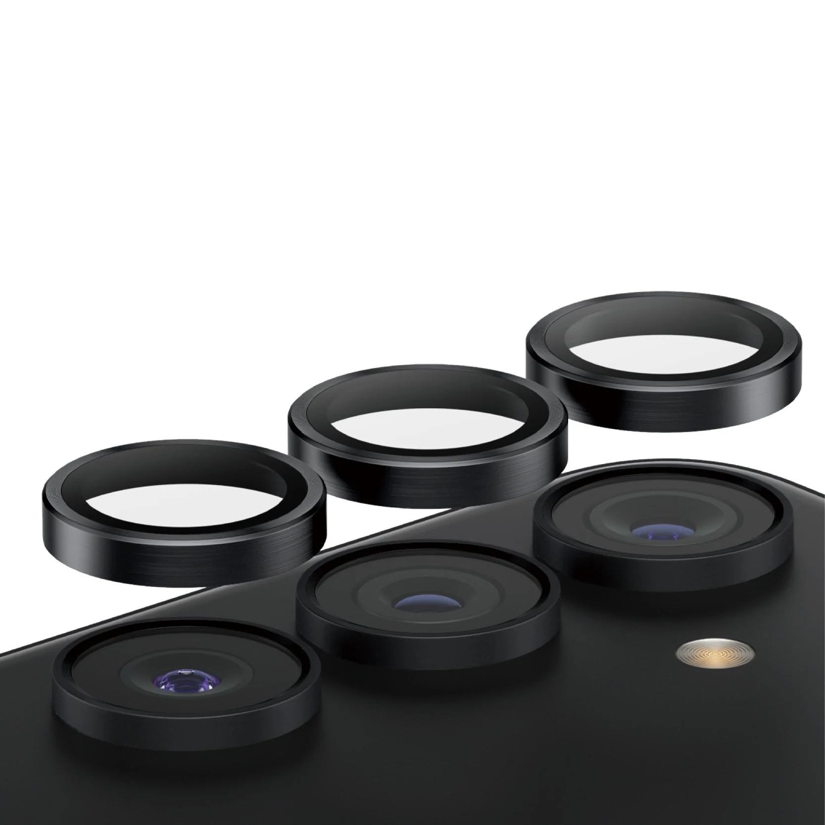 PanzerGlass® Hoops® Camera Lens Protector Black Samsung Galaxy S24+
