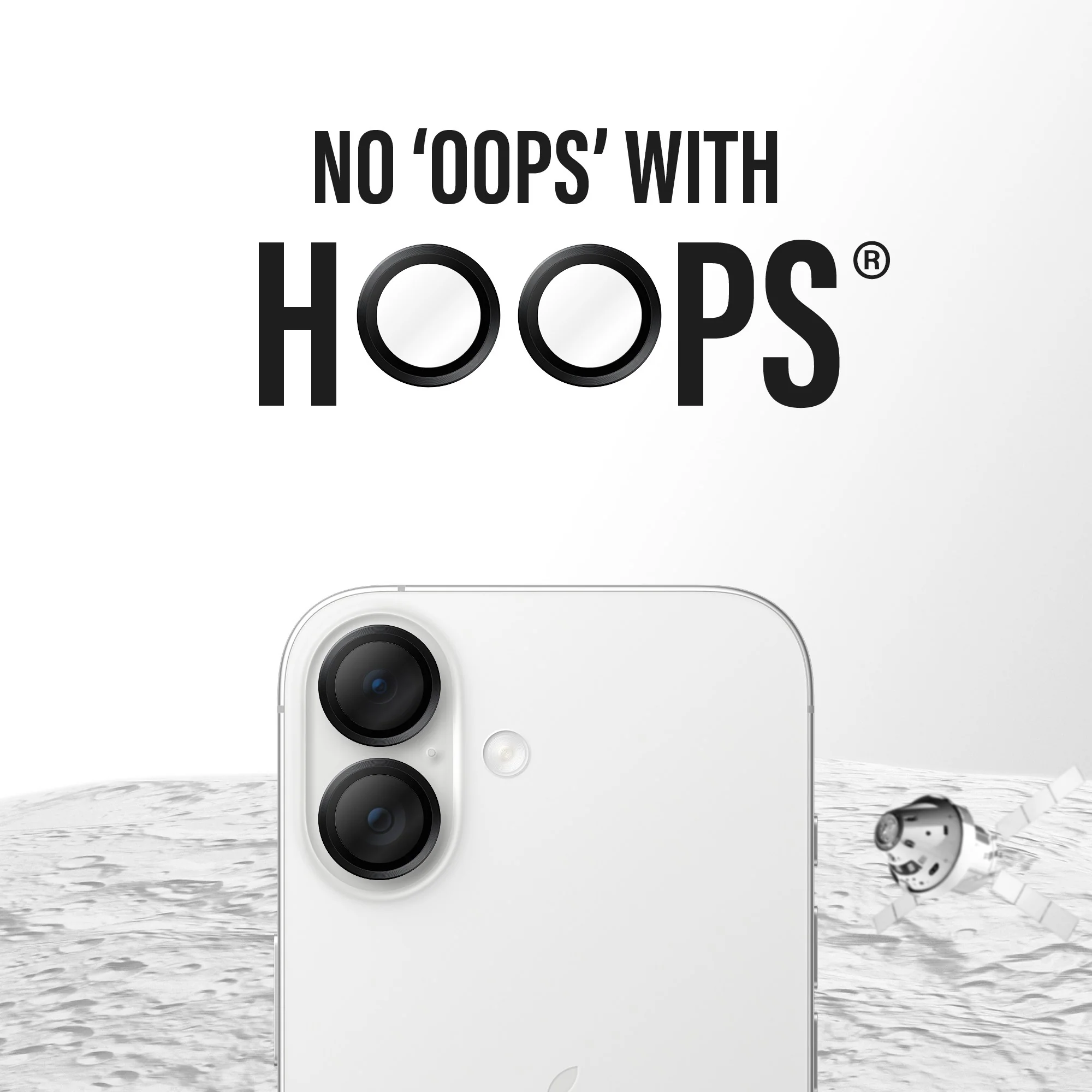 PanzerGlass® Hoops® Ceramic II Camera Lens Protector iPhone 17 | iPhone 16 | 16 Plus - Image 6