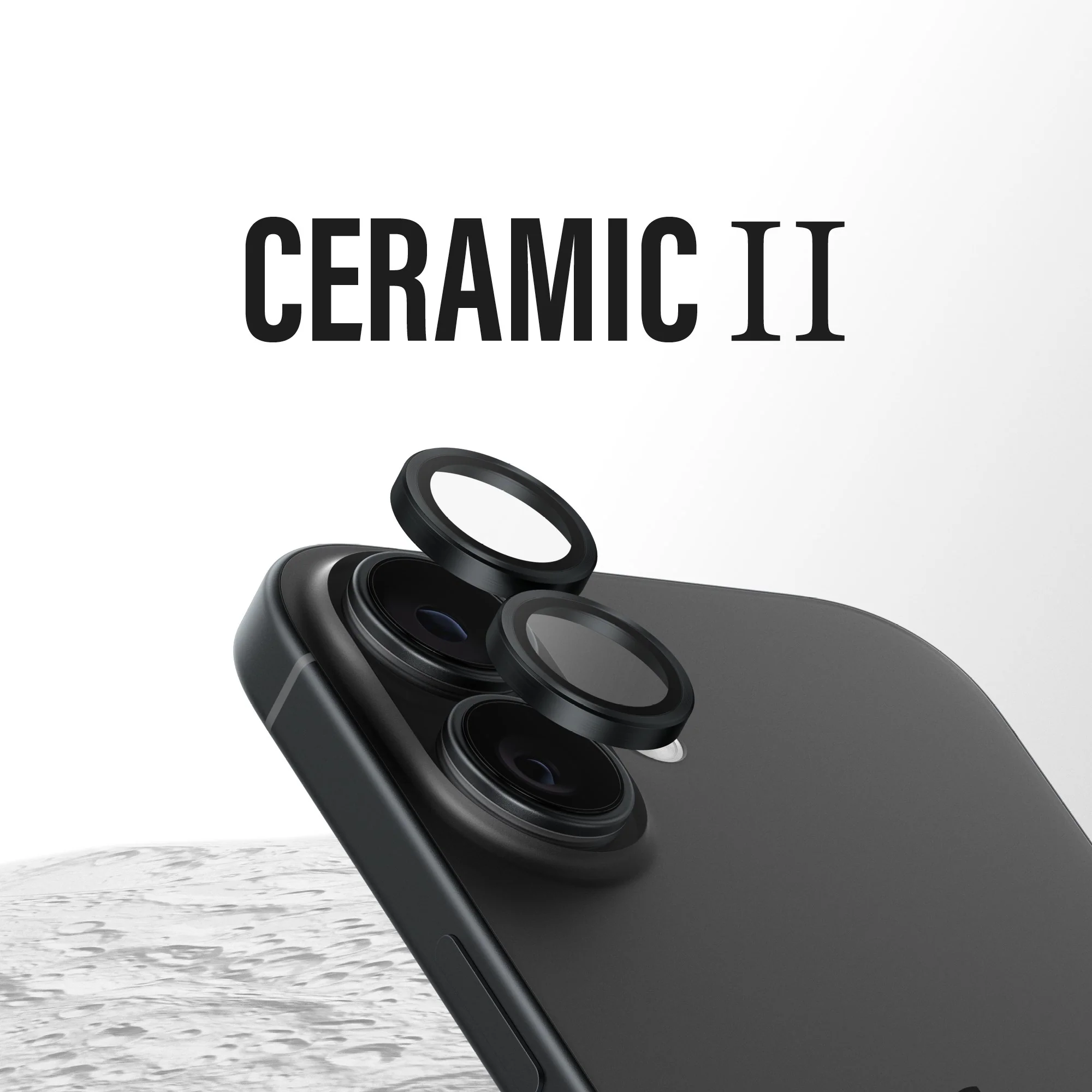 PanzerGlass® Hoops® Ceramic II Camera Lens Protector iPhone 17 | iPhone 16 | 16 Plus - Image 9