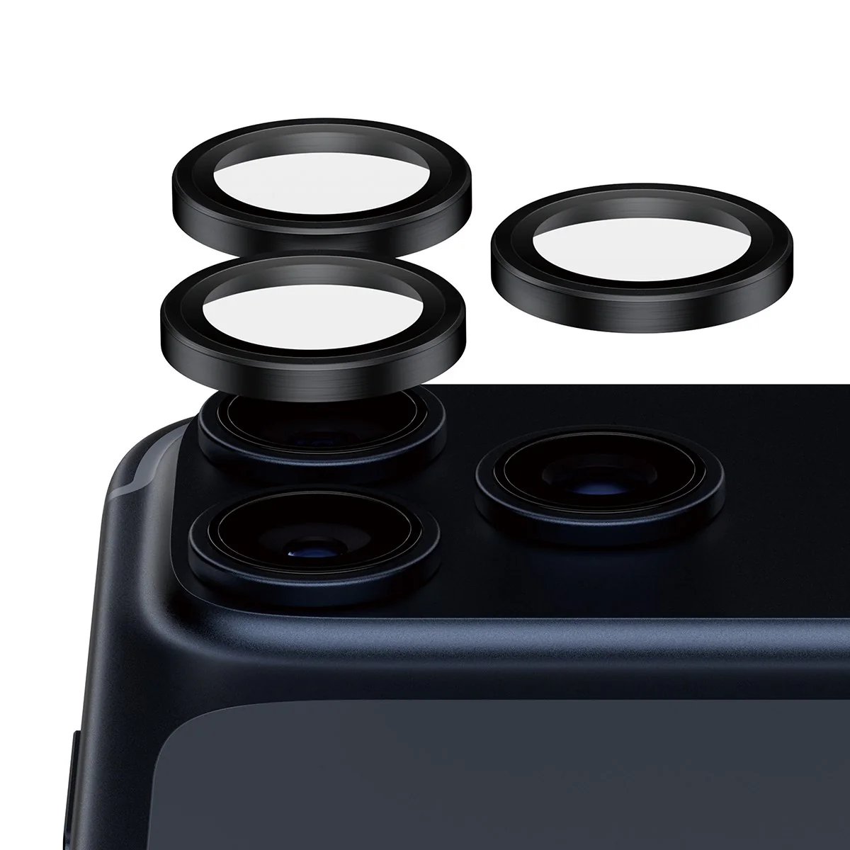 PanzerGlass® Hoops® Ceramic II Camera Lens Protector iPhone 17 Pro | iPhone 17 Pro Max | iPhone 16 Pro | 16 Pro Max