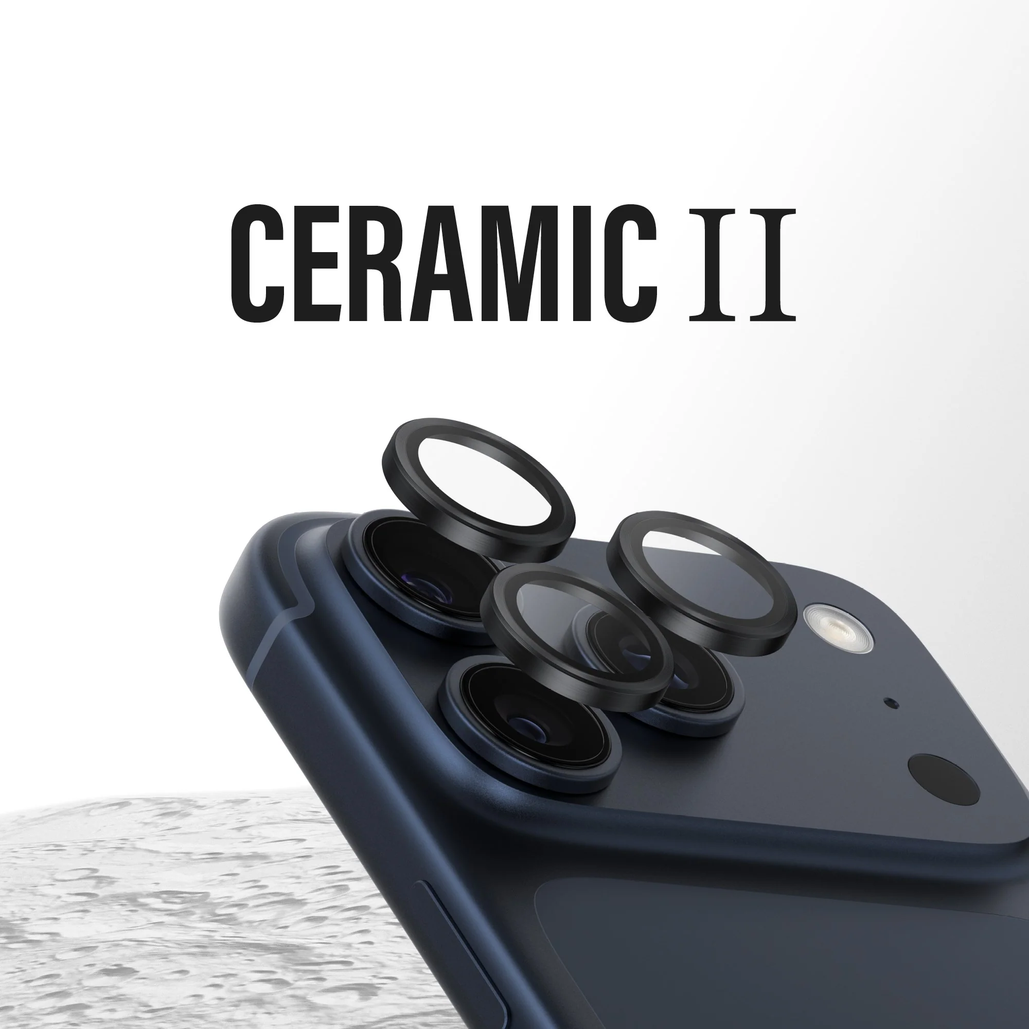 PanzerGlass® Hoops® Ceramic II Camera Lens Protector iPhone 17 Pro | iPhone 17 Pro Max | iPhone 16 Pro | 16 Pro Max - Image 9