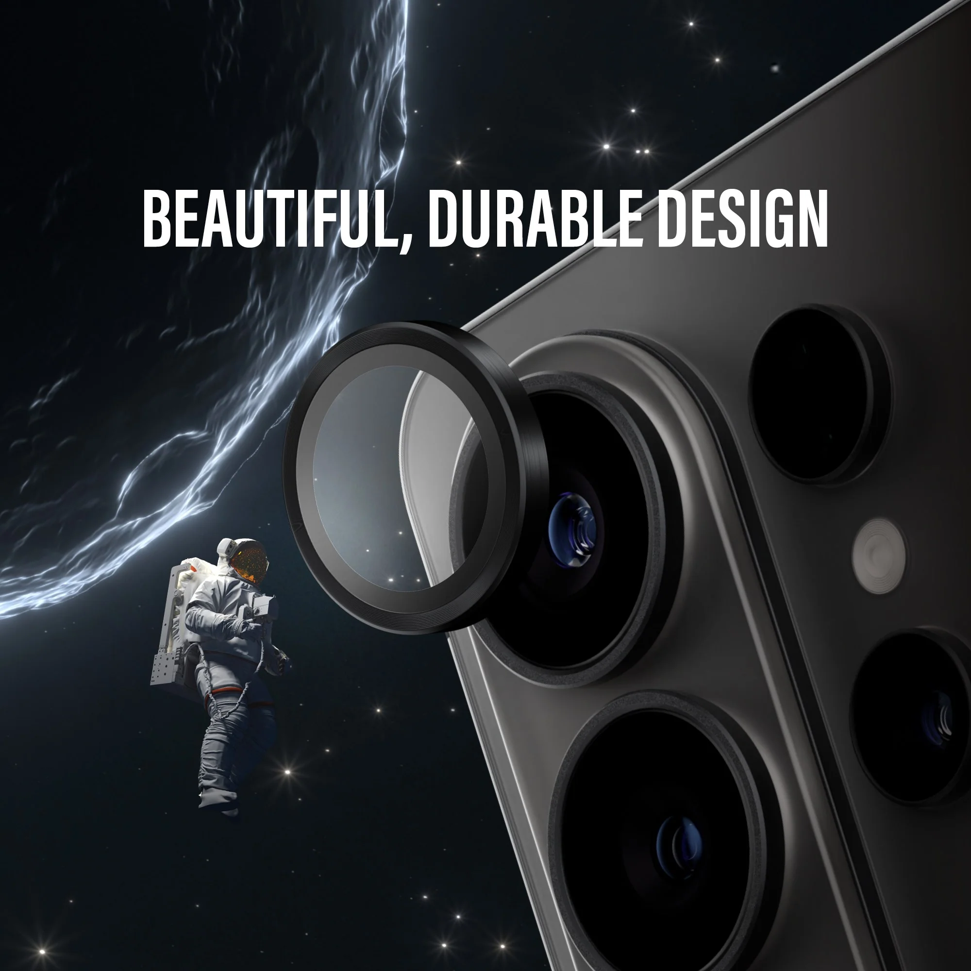 PanzerGlass® Hoops® Ceramic II Camera Lens Protector Samsung Galaxy S26 Ultra - Image 11