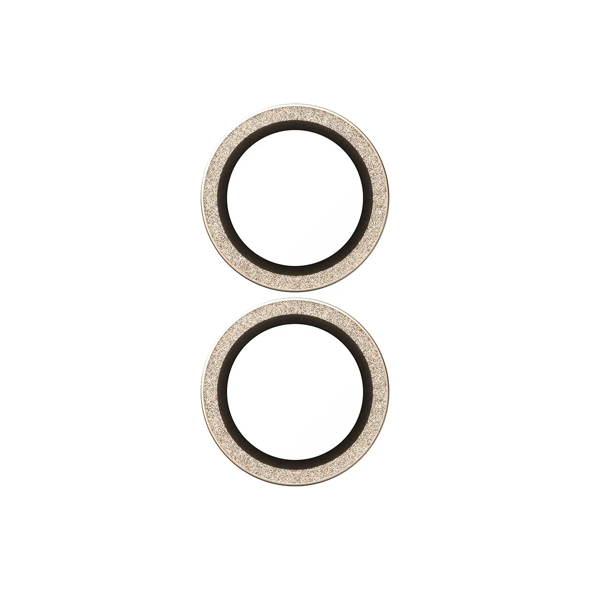 PanzerGlass® Hoops® Camera Lens Protector Glitter Gold iPhone 17 | iPhone 16 | 16 Plus - Image 4