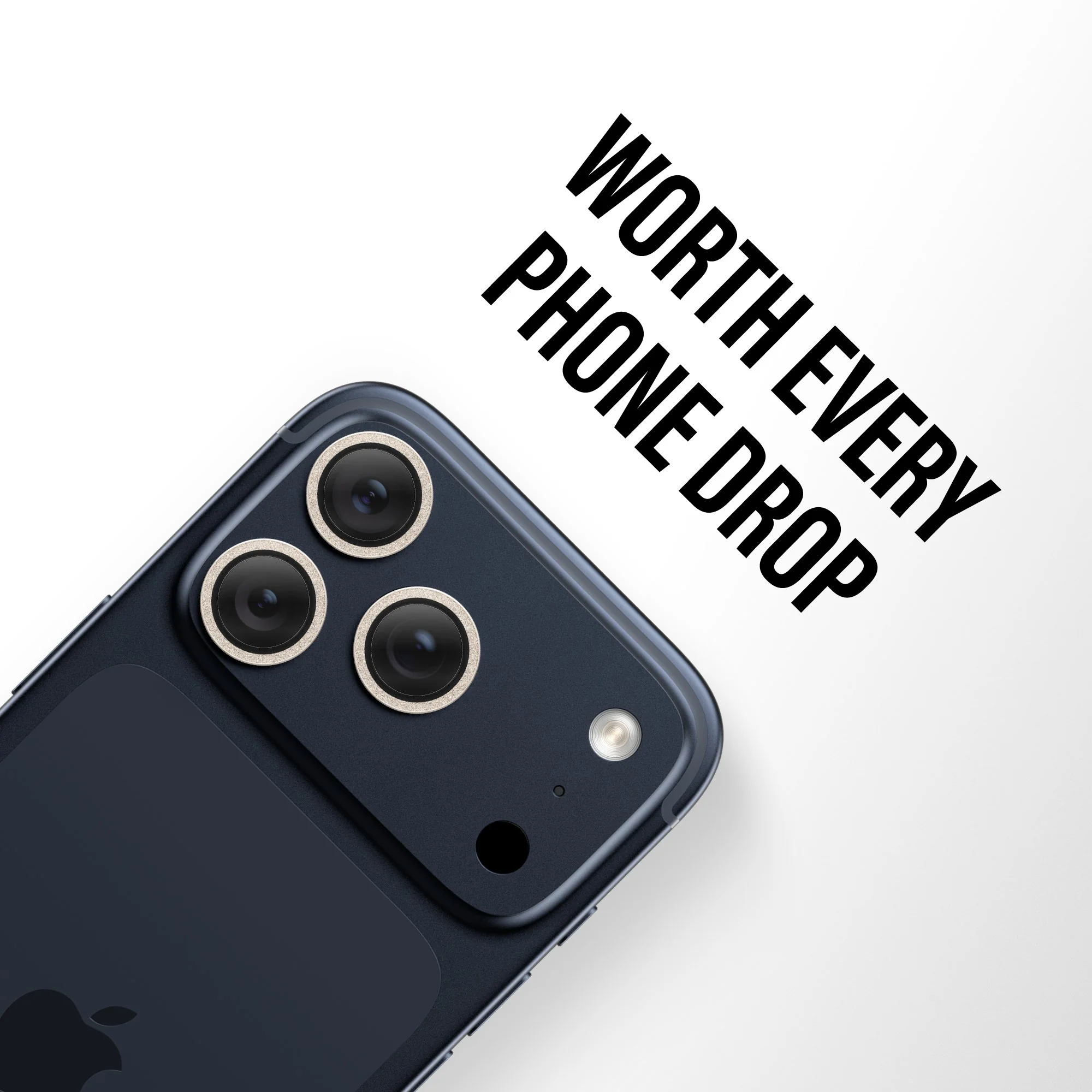 PanzerGlass® Hoops® Camera Lens Protector Glitter Gold iPhone 17 Pro | iPhone 17 Pro Max | iPhone 16 Pro | 16 Pro Max - Image 10