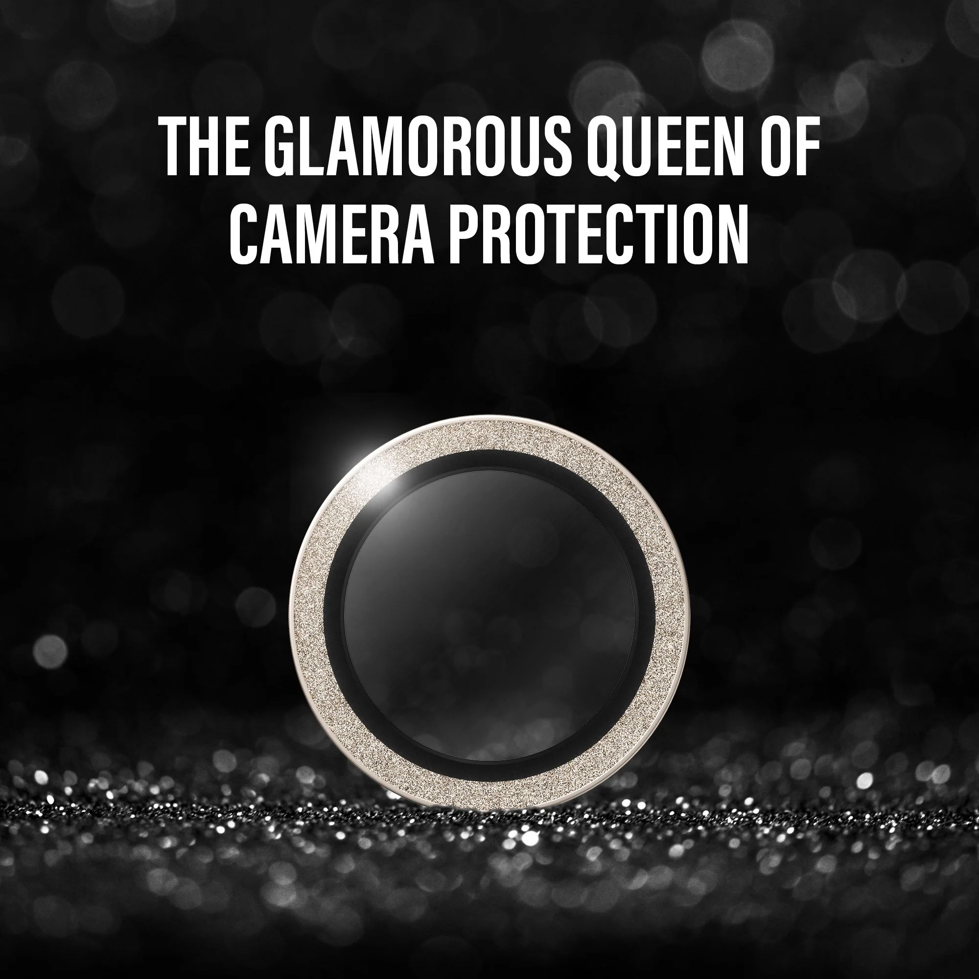 PanzerGlass® Hoops® Camera Lens Protector Glitter Gold iPhone 17 Pro | iPhone 17 Pro Max | iPhone 16 Pro | 16 Pro Max - Image 8