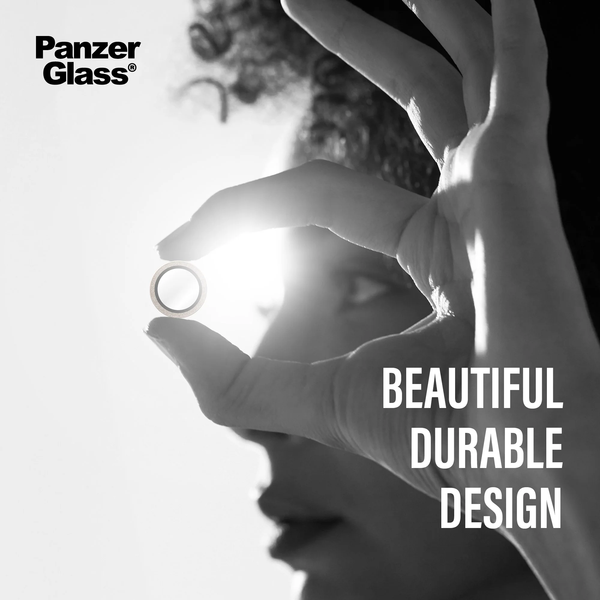 PanzerGlass® Hoops® Camera Lens Protector Glitter Gold iPhone 17 Pro | iPhone 17 Pro Max | iPhone 16 Pro | 16 Pro Max - Image 9
