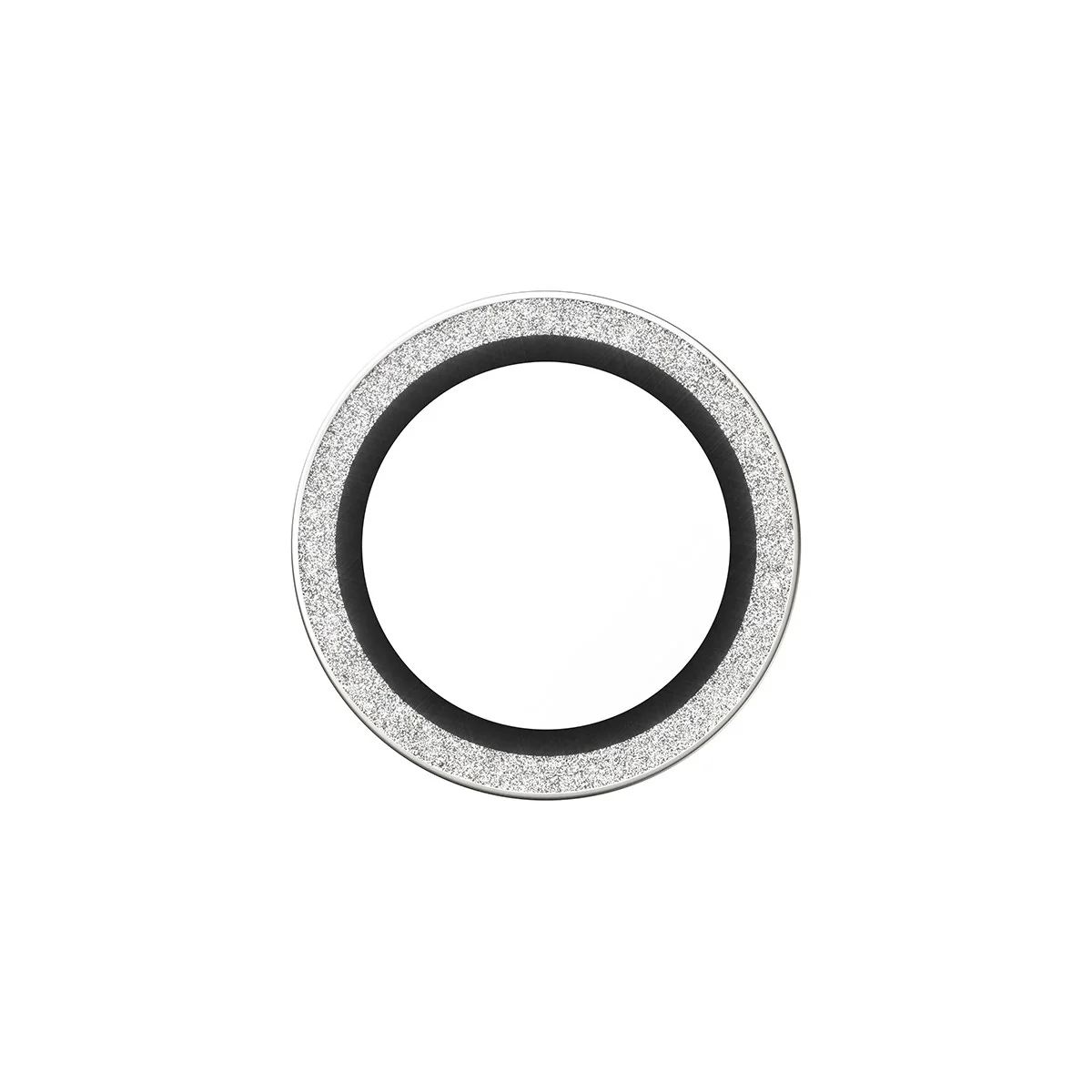 PanzerGlass® Hoops® Camera Lens Protector Glitter Silver iPhone Air - Image 4