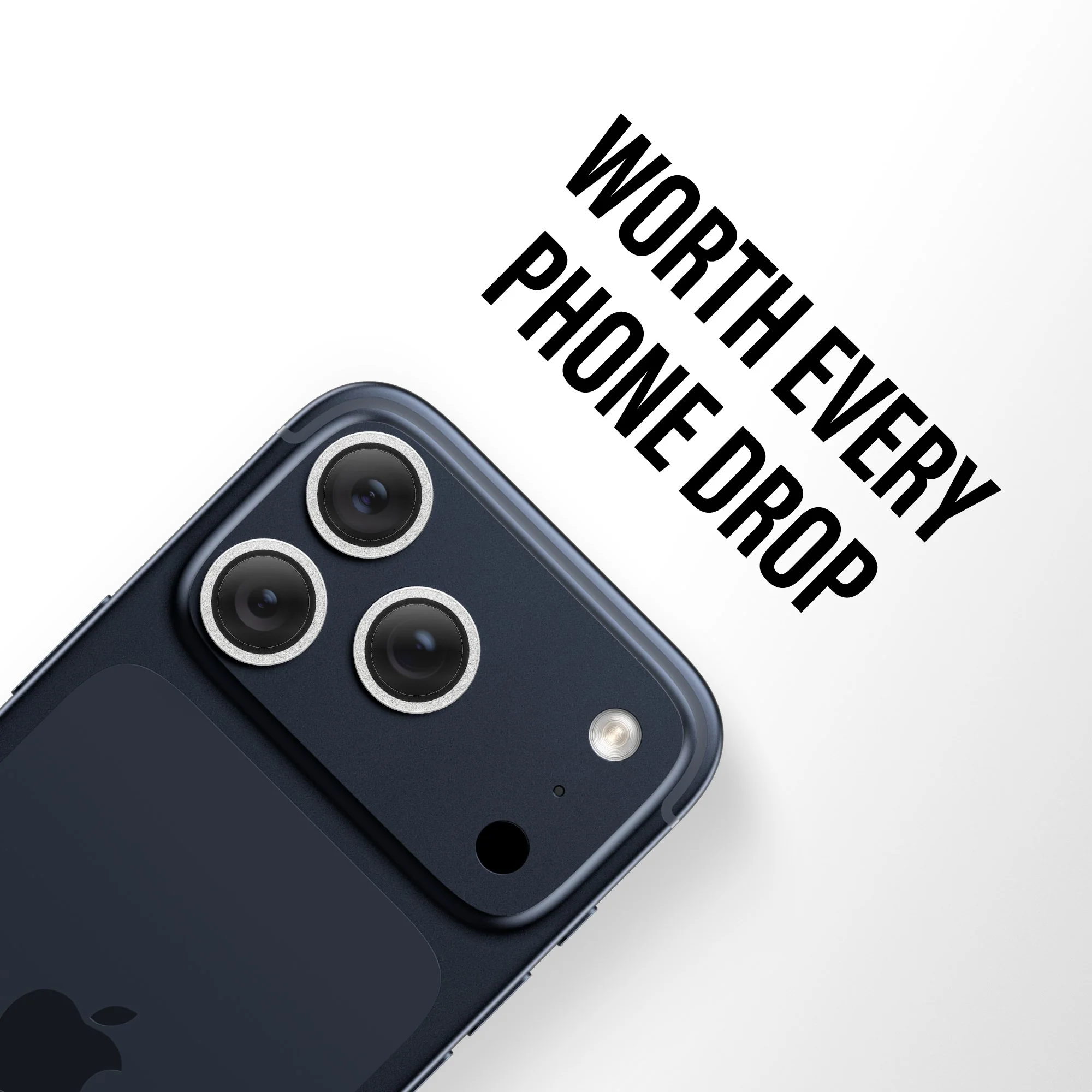 PanzerGlass® Hoops® Camera Lens Protector Glitter Silver iPhone 17 Pro | iPhone 17 Pro Max | iPhone 16 Pro | 16 Pro Max - Image 10