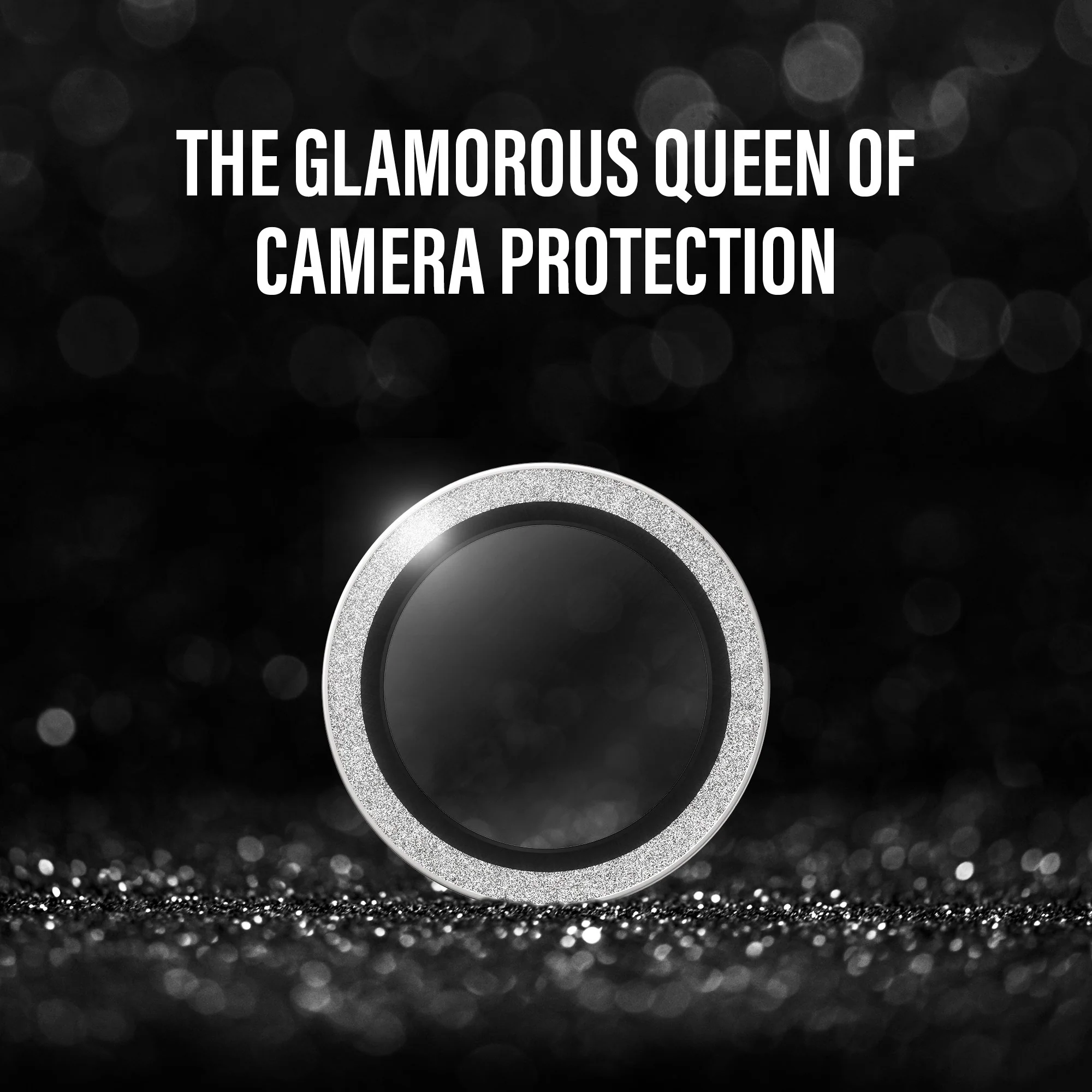 PanzerGlass® Hoops® Camera Lens Protector Glitter Silver iPhone 17 Pro | iPhone 17 Pro Max | iPhone 16 Pro | 16 Pro Max - Image 8