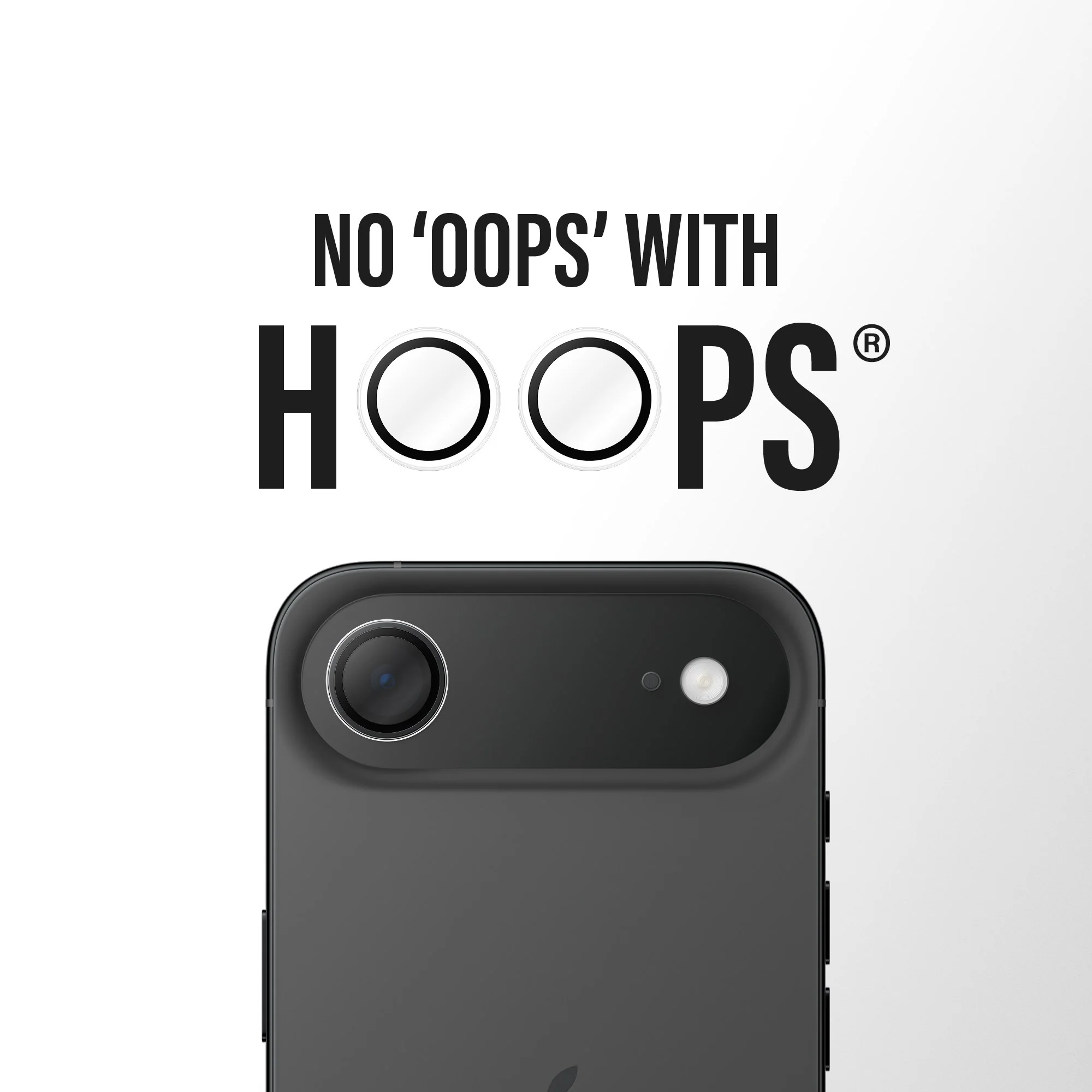 PanzerGlass® Hoops® Camera Lens Protector Transparent iPhone Air - Image 6