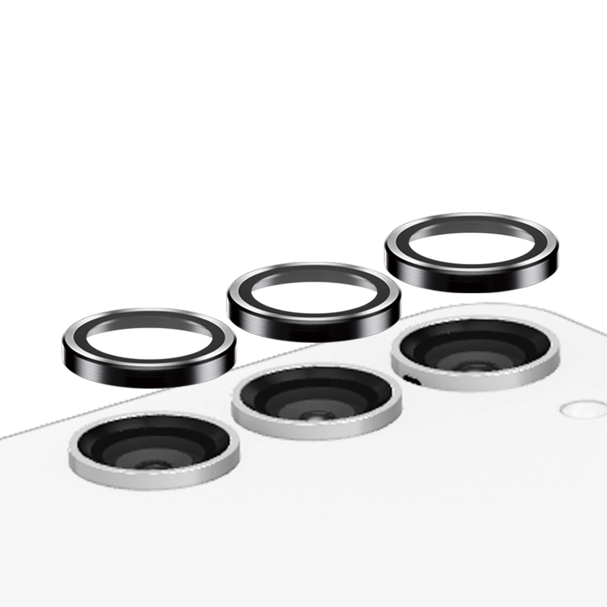 PanzerGlass® Hoops® Camera Lens Protector Black Samsung Galaxy S23 FE