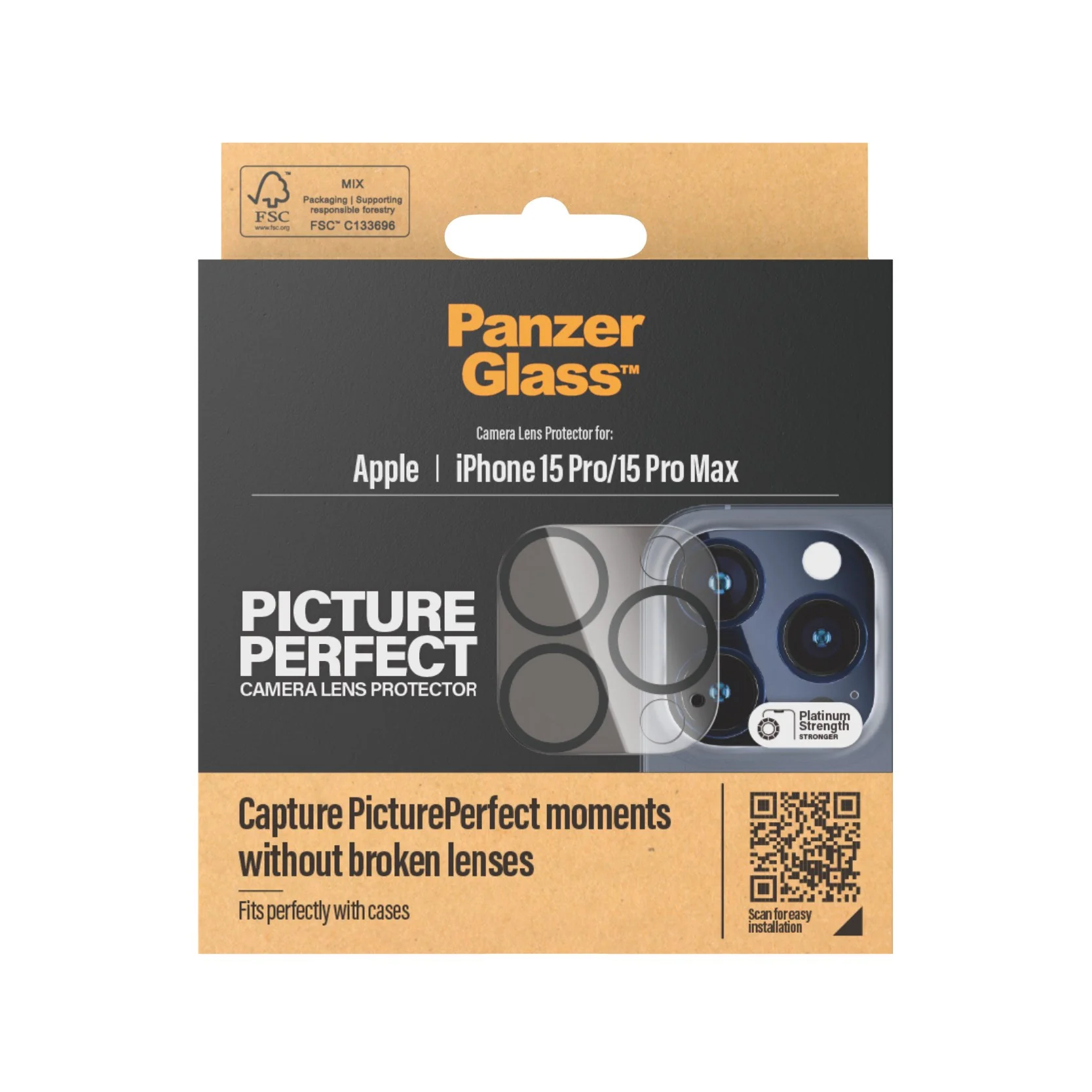 PanzerGlass® PicturePerfect Camera Lens Protector iPhone 15 Pro | 15 Pro Max - Image 3