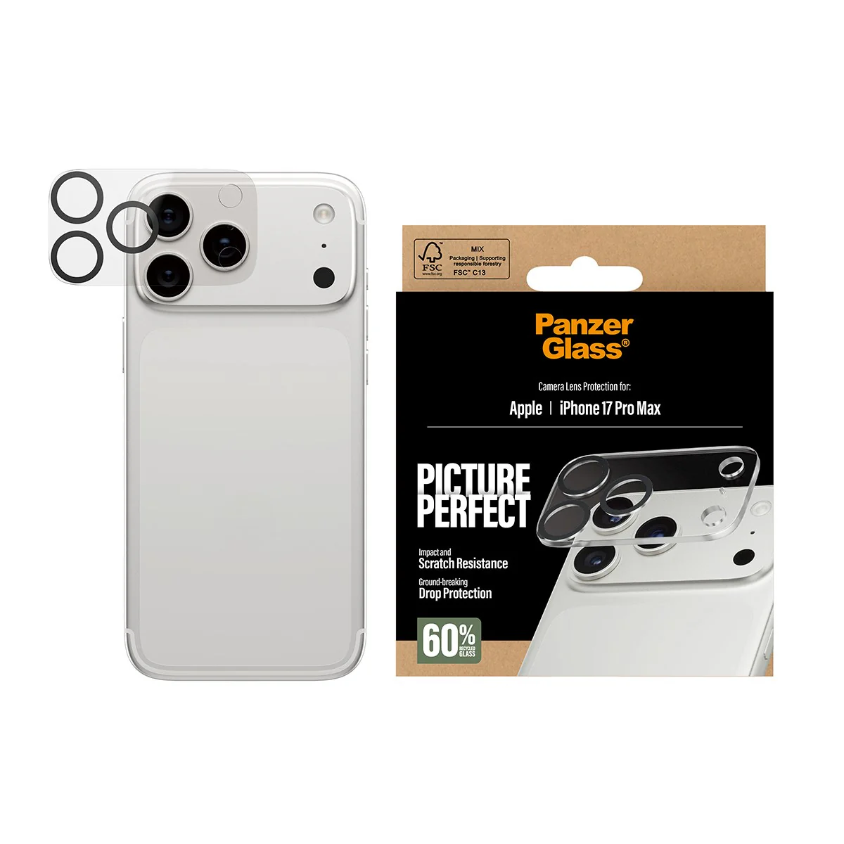 PanzerGlass® PicturePerfect Camera Lens Protector iPhone 17 Pro Max - Image 2