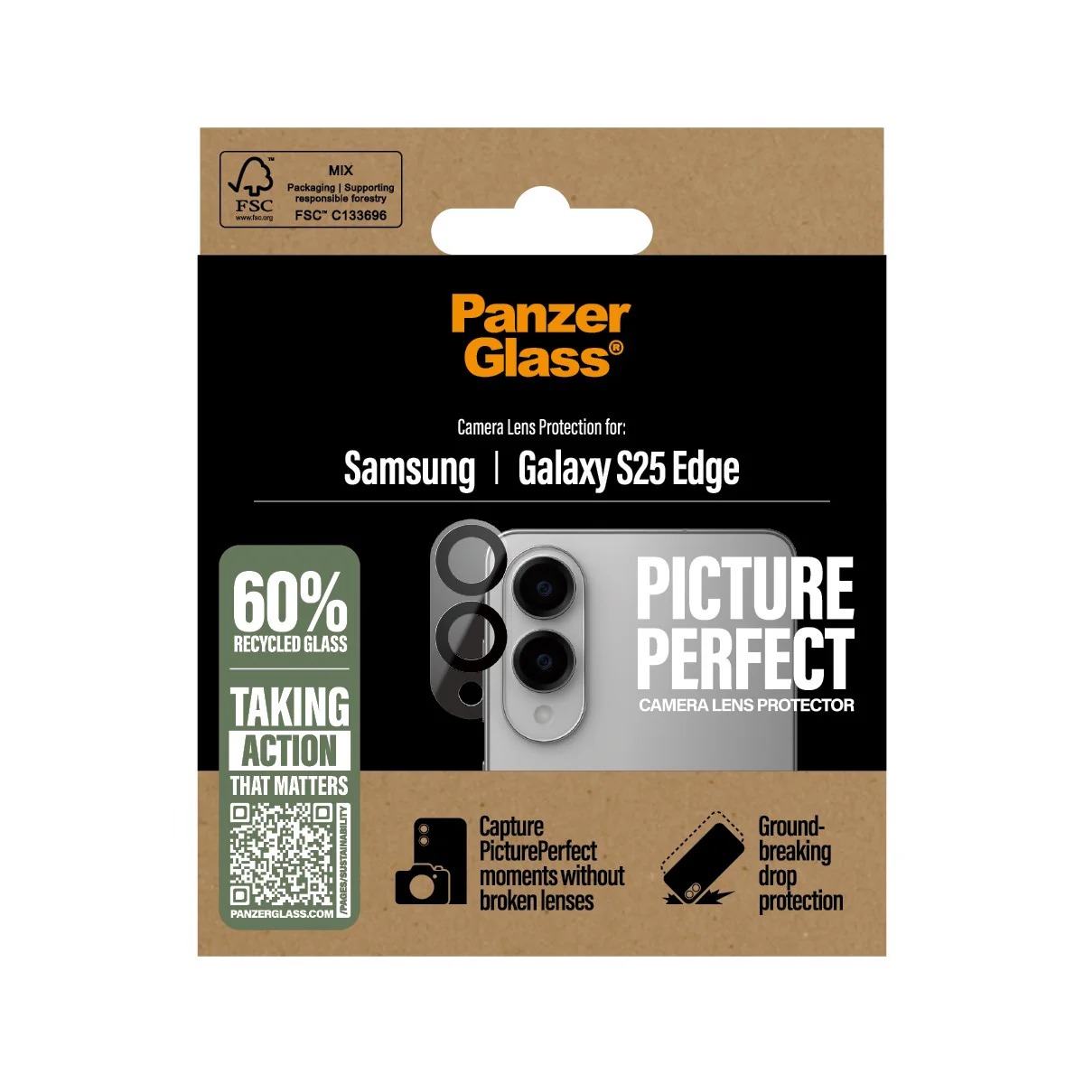 PanzerGlass® PicturePerfect Camera Lens Protector Samsung S25 Edge - Image 3
