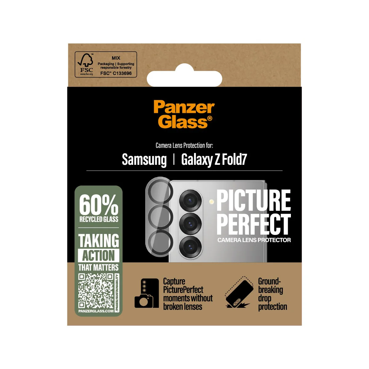 PanzerGlass® PicturePerfect Camera Lens Protector Samsung Galaxy Z Fold7 - Image 3