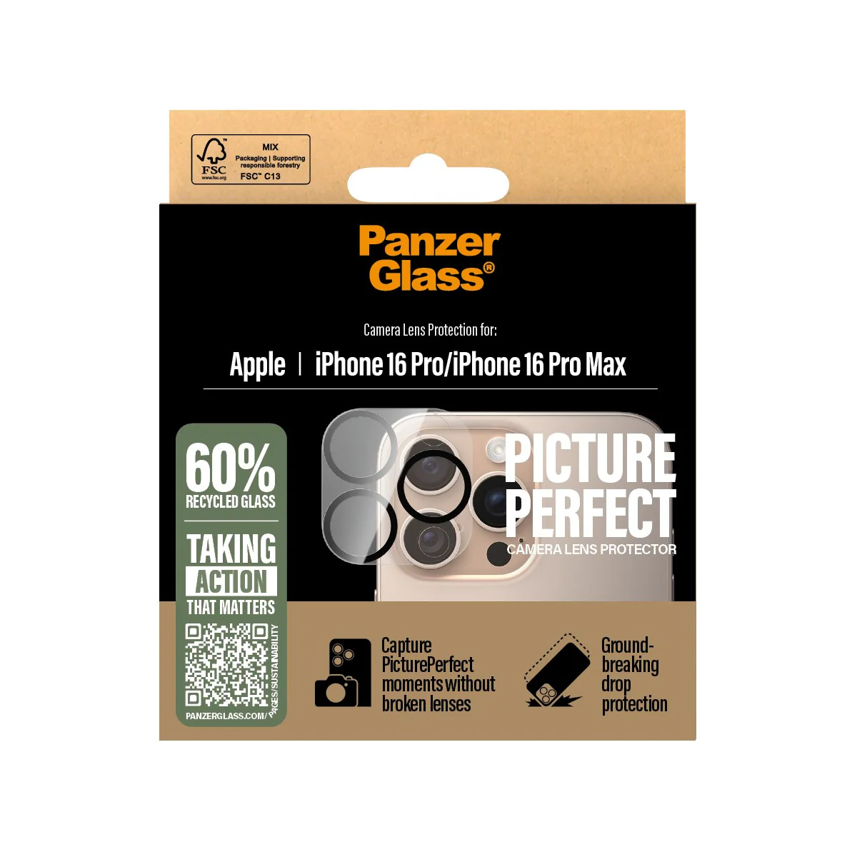 PanzerGlass® PicturePerfect Camera Lens Protector iPhone 16 Pro | 16 Pro Max - Image 3