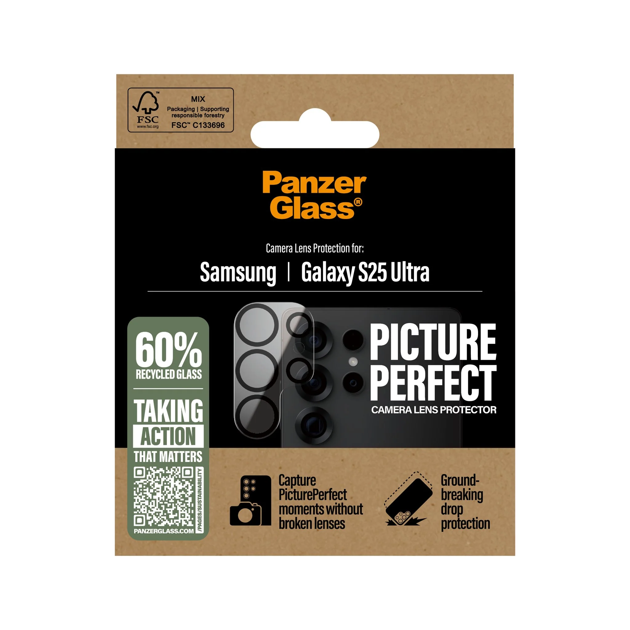 PanzerGlass® PicturePerfect Camera Lens Protector Samsung Galaxy S25 Ultra - Image 3
