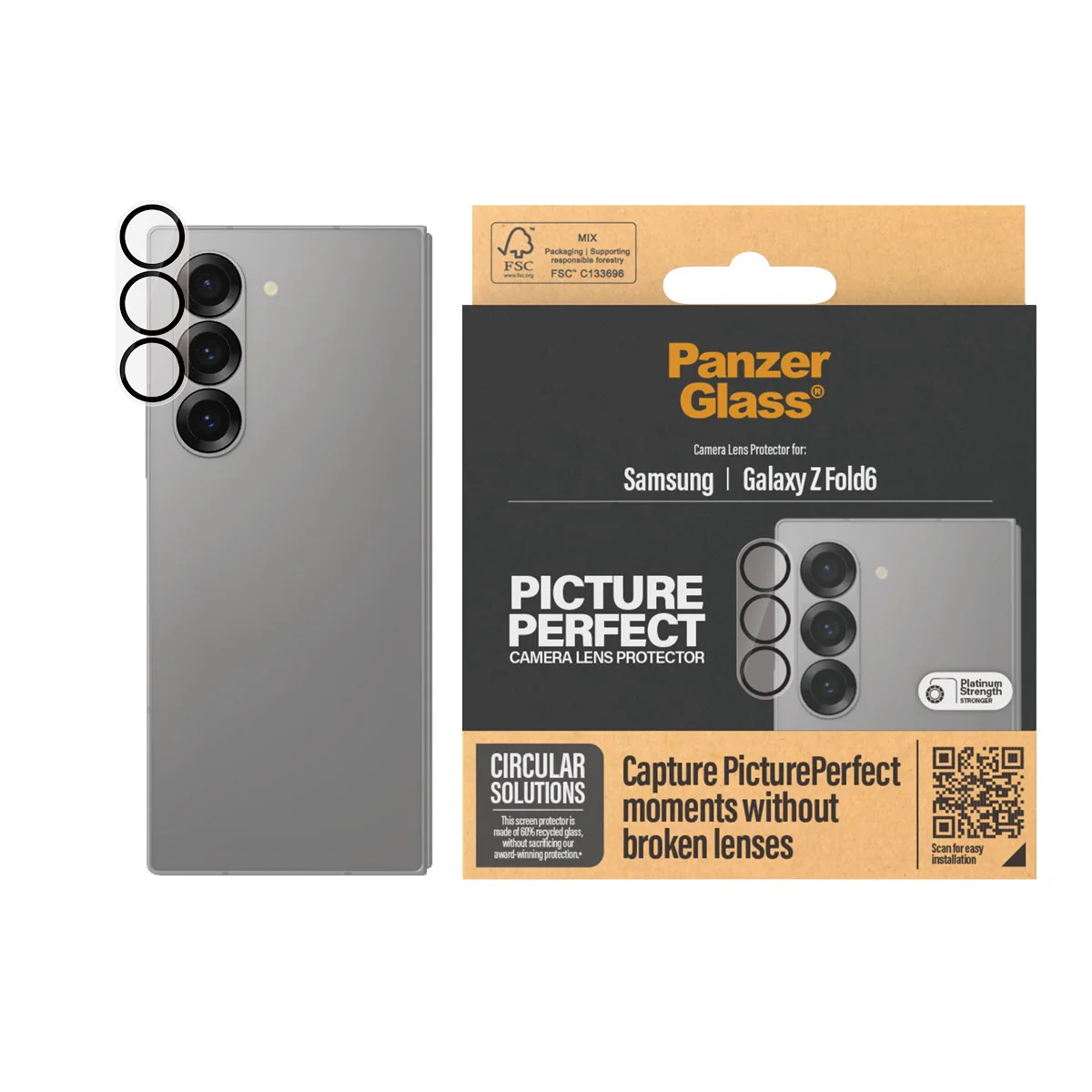 PanzerGlass® PicturePerfect Camera Lens Protector Samsung Galaxy Z Fold6 - Image 2