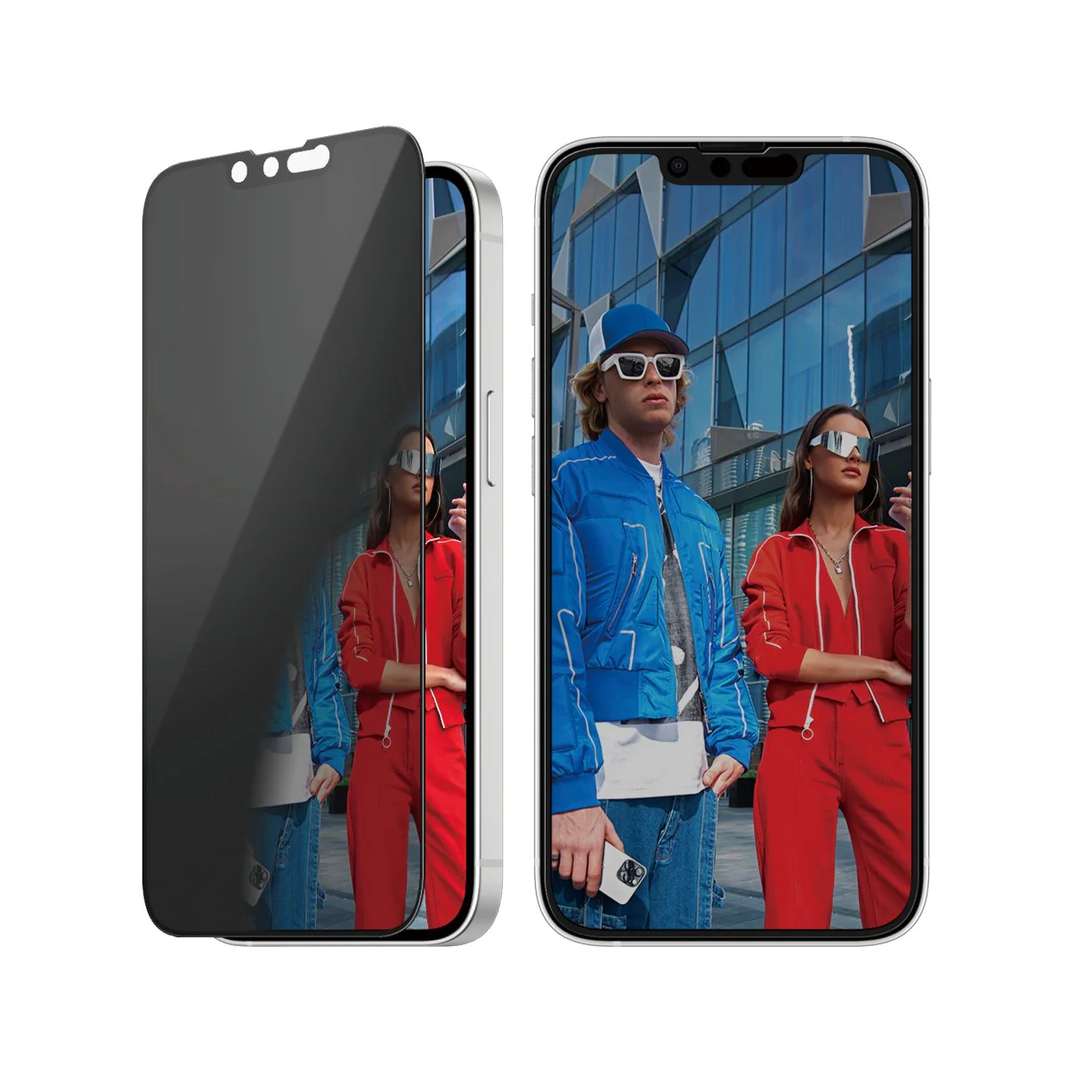 PanzerGlass® 2-Way Privacy Screen Protector iPhone 17e | 16e | 14 | 13 | 13 Pro | Ultra-Wide Fit w. EasyAligner