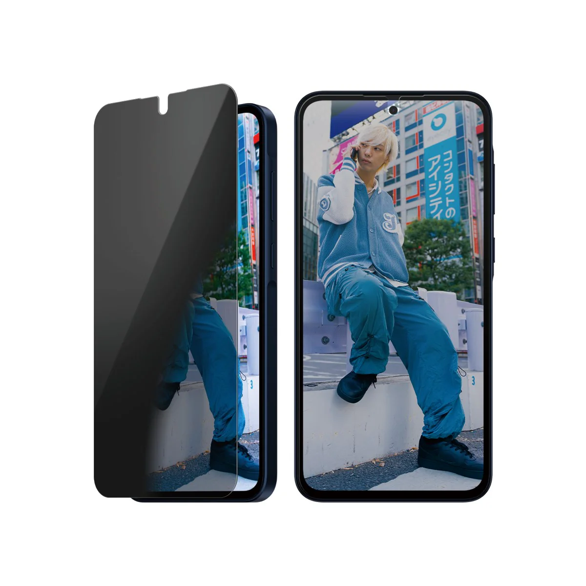PanzerGlass® 2-Way Privacy Screen Protector Samsung Galaxy A36 5G | Ultra-Wide Fit