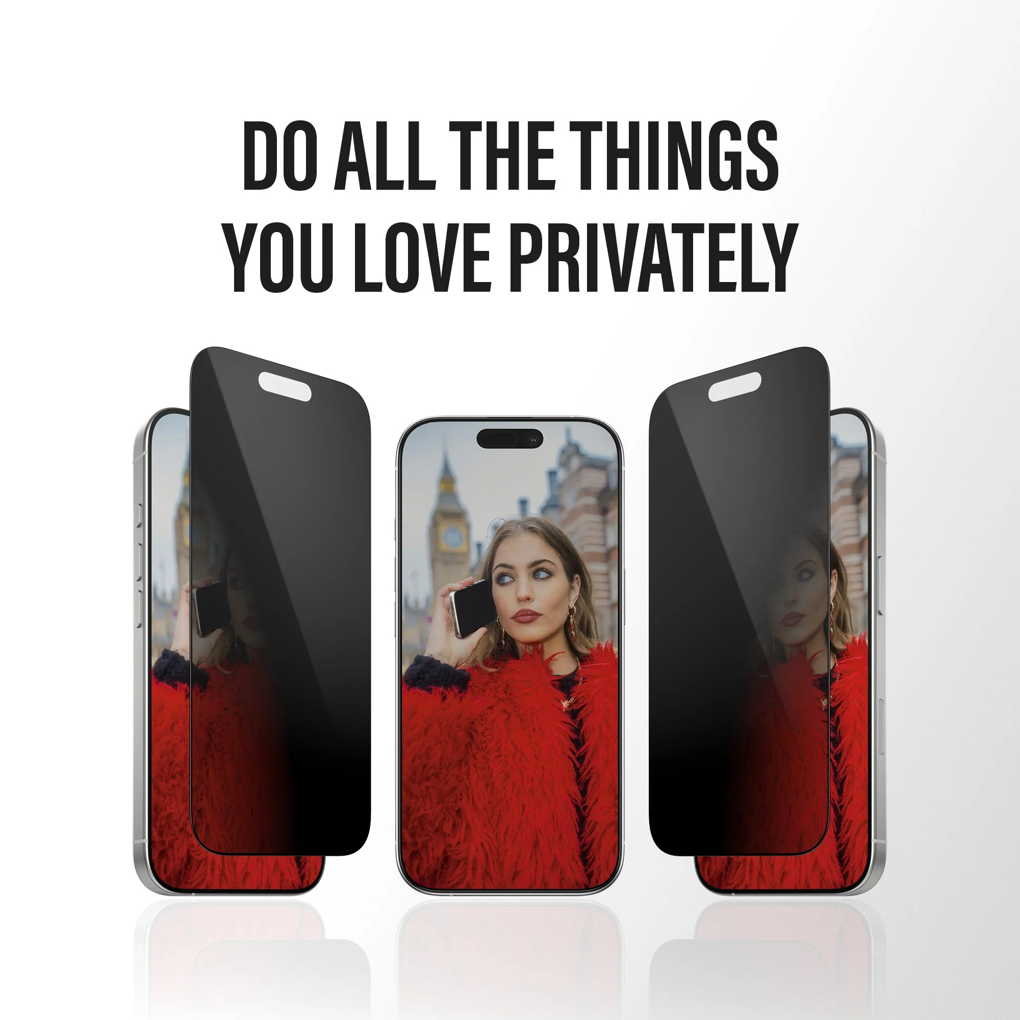 PanzerGlass® 2-Way Privacy Screen Protector iPhone 17 Pro | Ultra-Wide Fit w. FASTFIT IN-A-BOX - Image 9